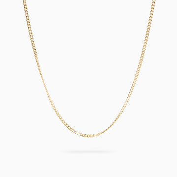 ROMA DIAMOND CUT CURB CHAIN Necklace Noble Jewellery