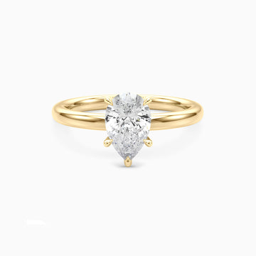 CLIO PEAR SOLITAIRE Ring Noble Jewellery