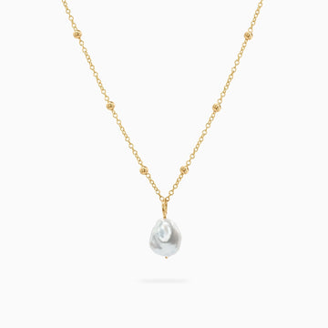 KESHI PEARL PENDANT NECKLACE Necklace Noble Jewellery