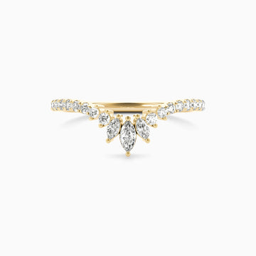 FLEUR CROWN BAND Ring Noble Jewellery