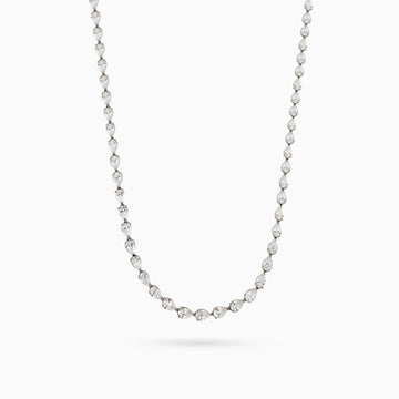 KEIRA PEAR DIAMOND TENNIS NECKLACE Necklace Noble Jewellery