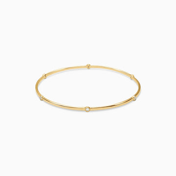 MAIA DIAMOND BEZEL BANGLE Bracelet Noble Jewellery