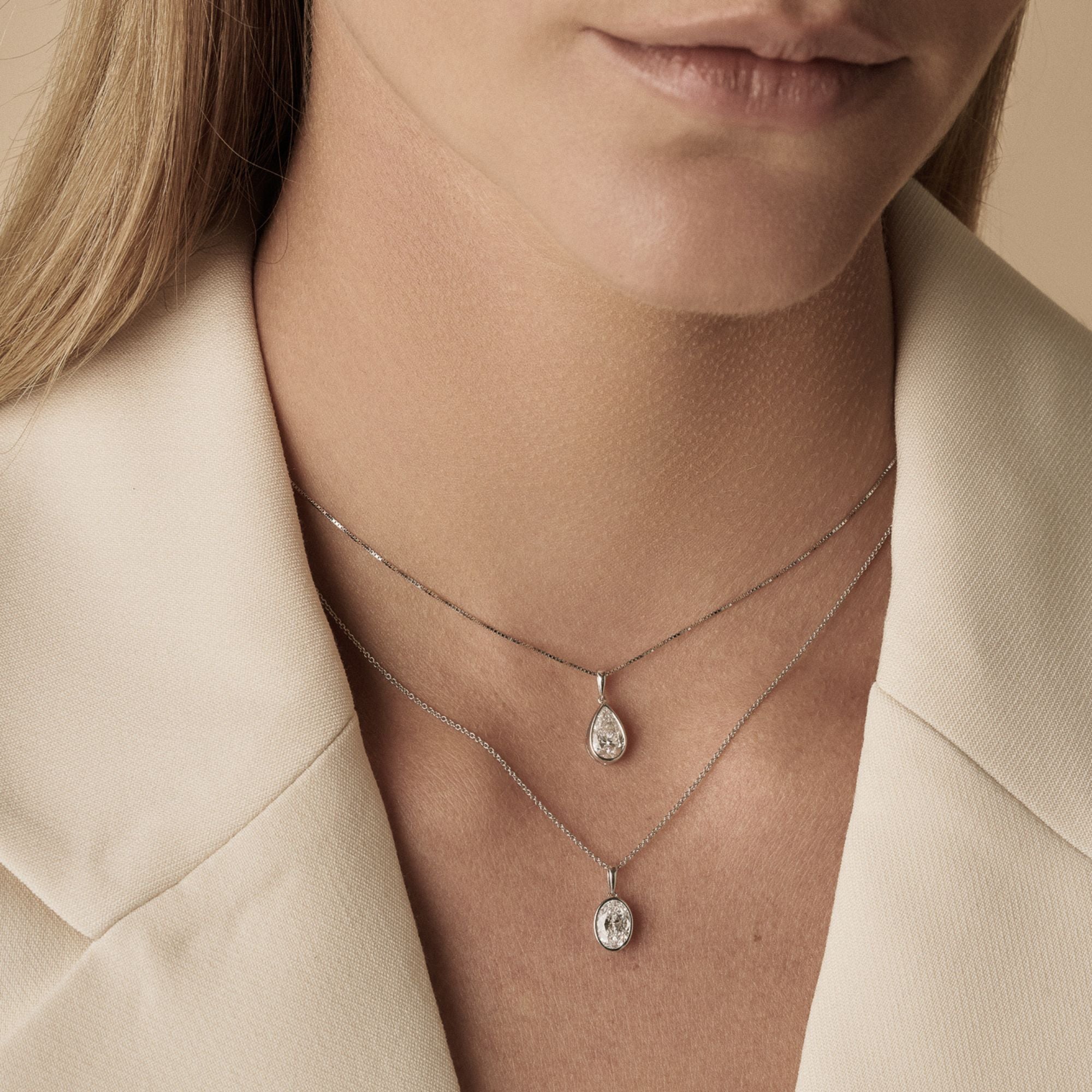 Wren Oval Bezel Pendant