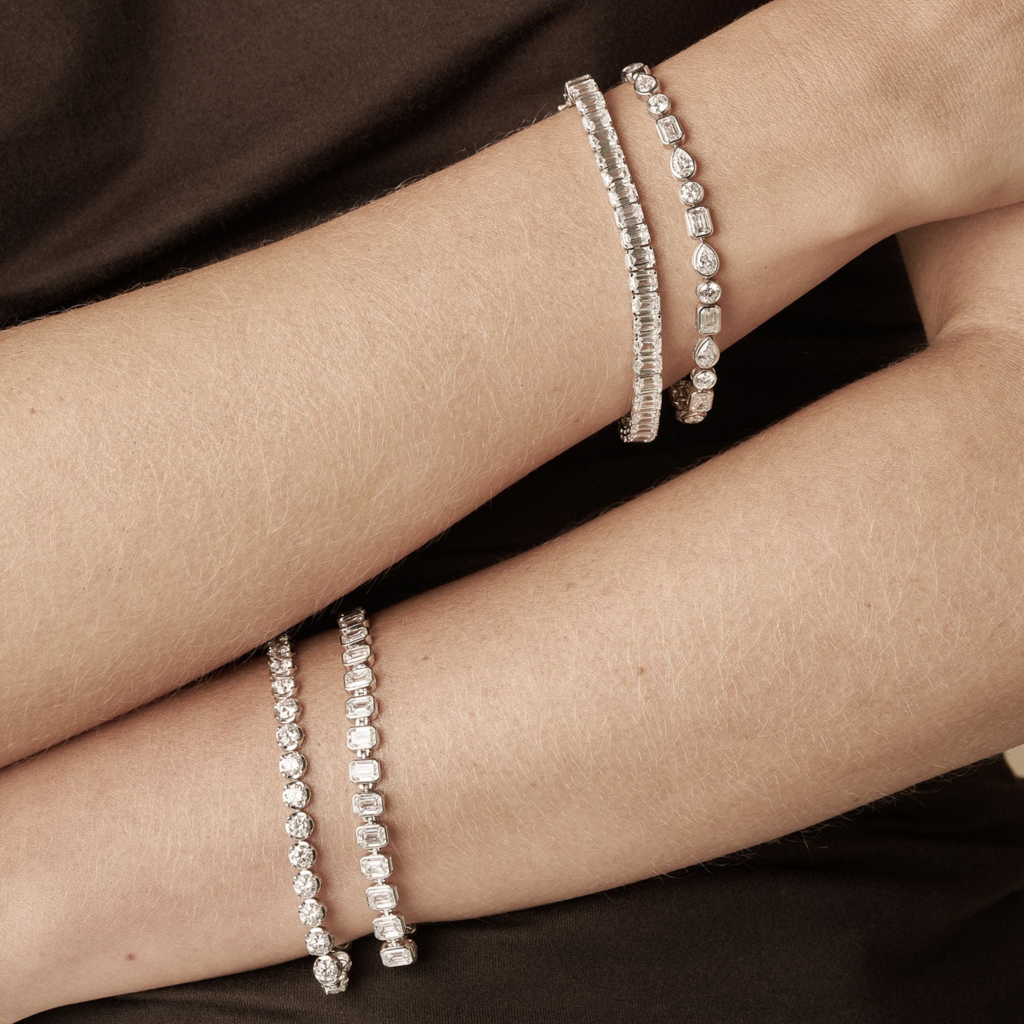 Ines Emerald Tennis Bracelet
