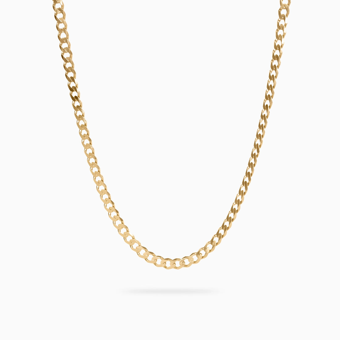 ROMA DIAMOND CUT CURB CHAIN Necklace Noble Jewellery