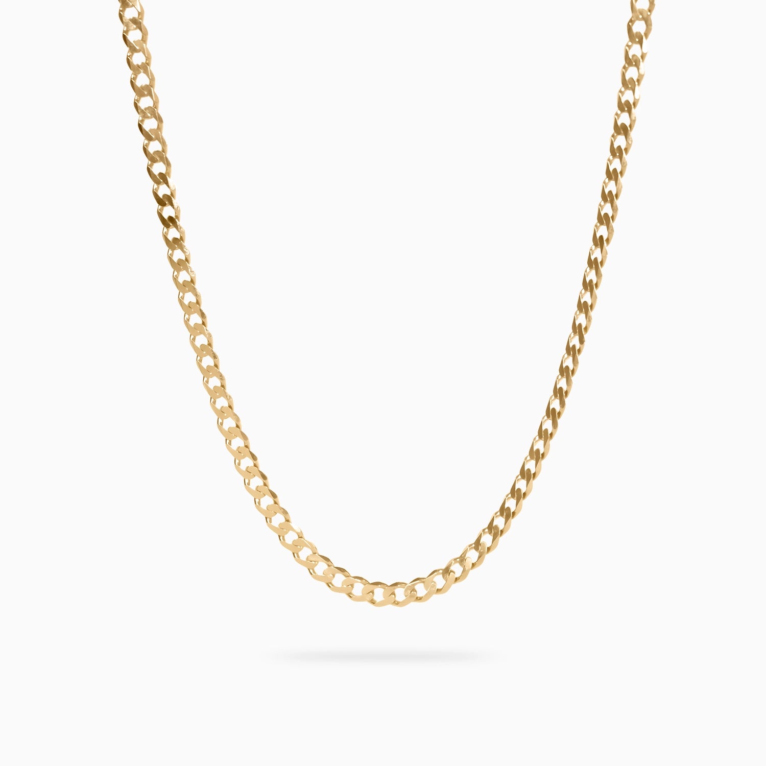 ROMA DIAMOND CUT CURB CHAIN Necklace Noble Jewellery