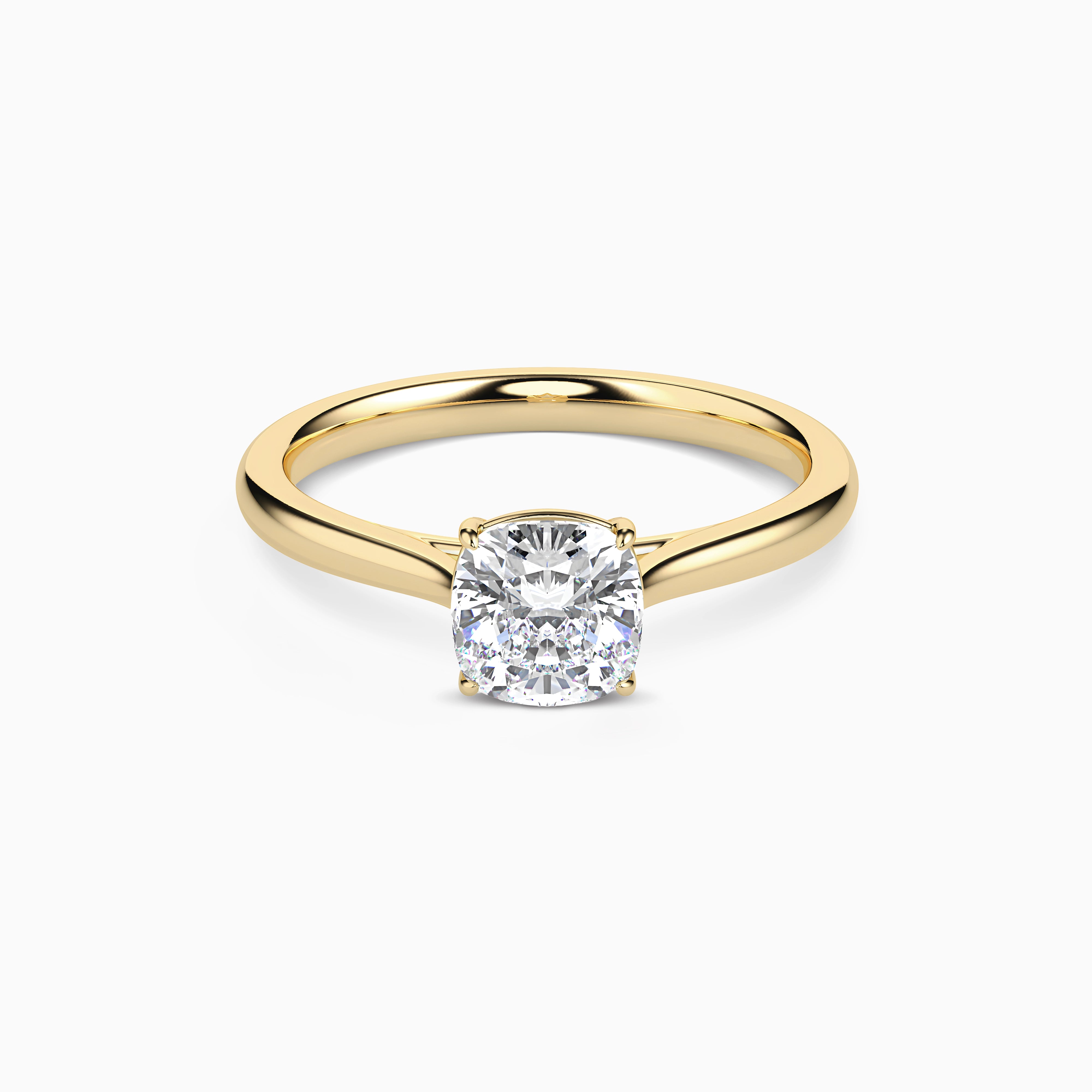 MILA CUSHION CATHEDRAL SOLITAIRE Ring Noble Jewellery