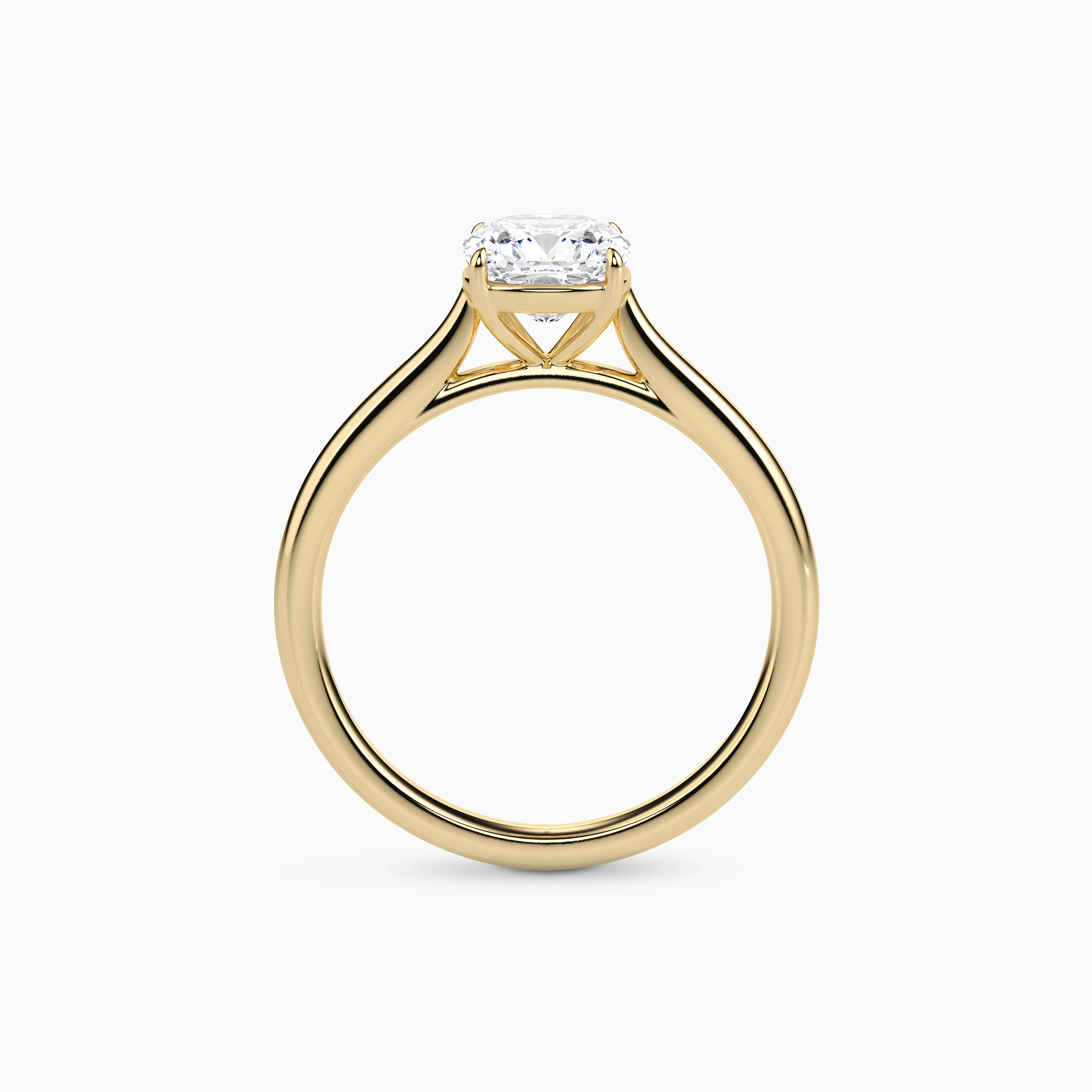 MILA CUSHION CATHEDRAL SOLITAIRE Ring Noble Jewellery