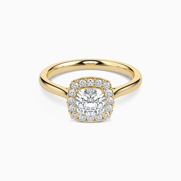 REIA CUSHION HALO Ring Noble Jewellery