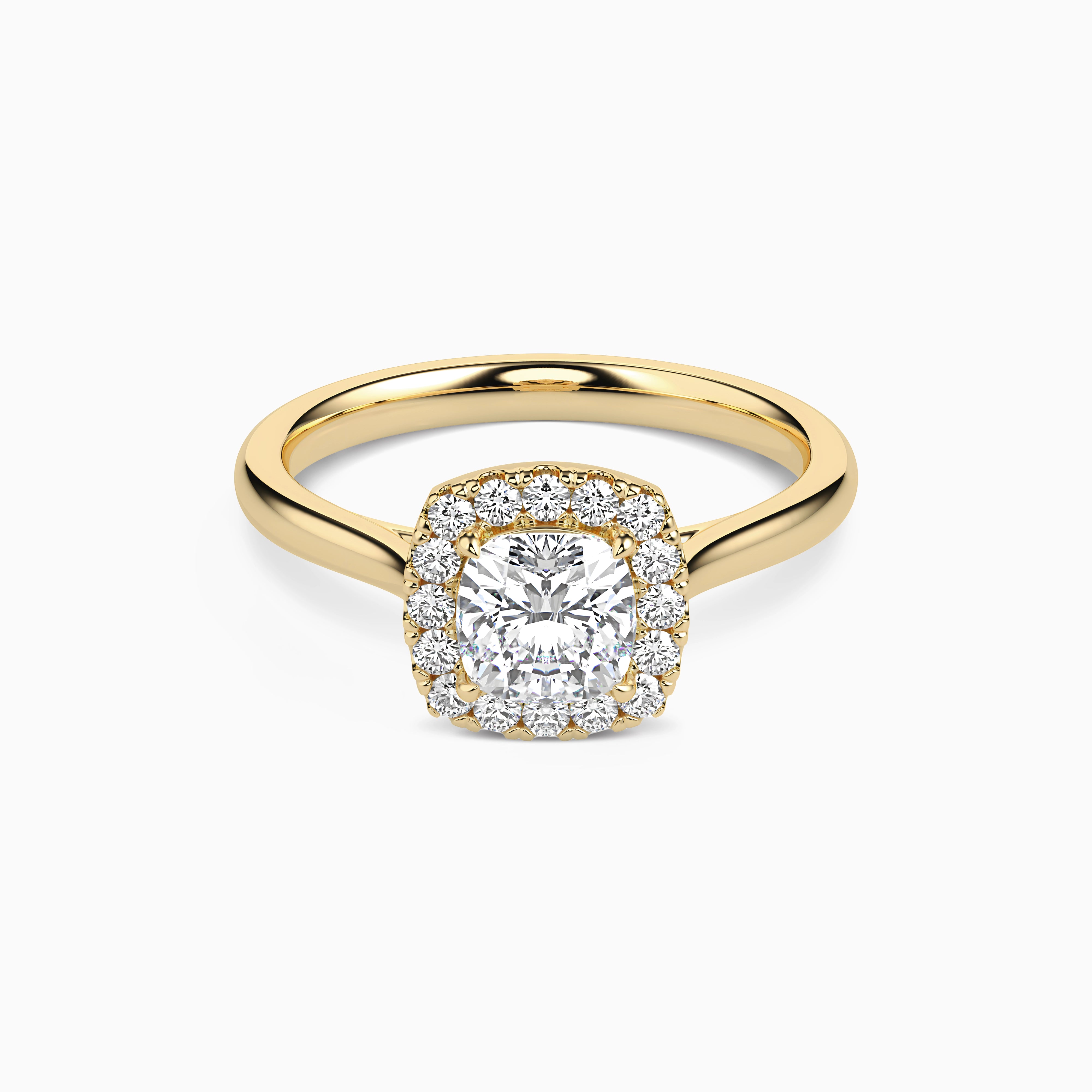 REIA CUSHION HALO Ring Noble Jewellery