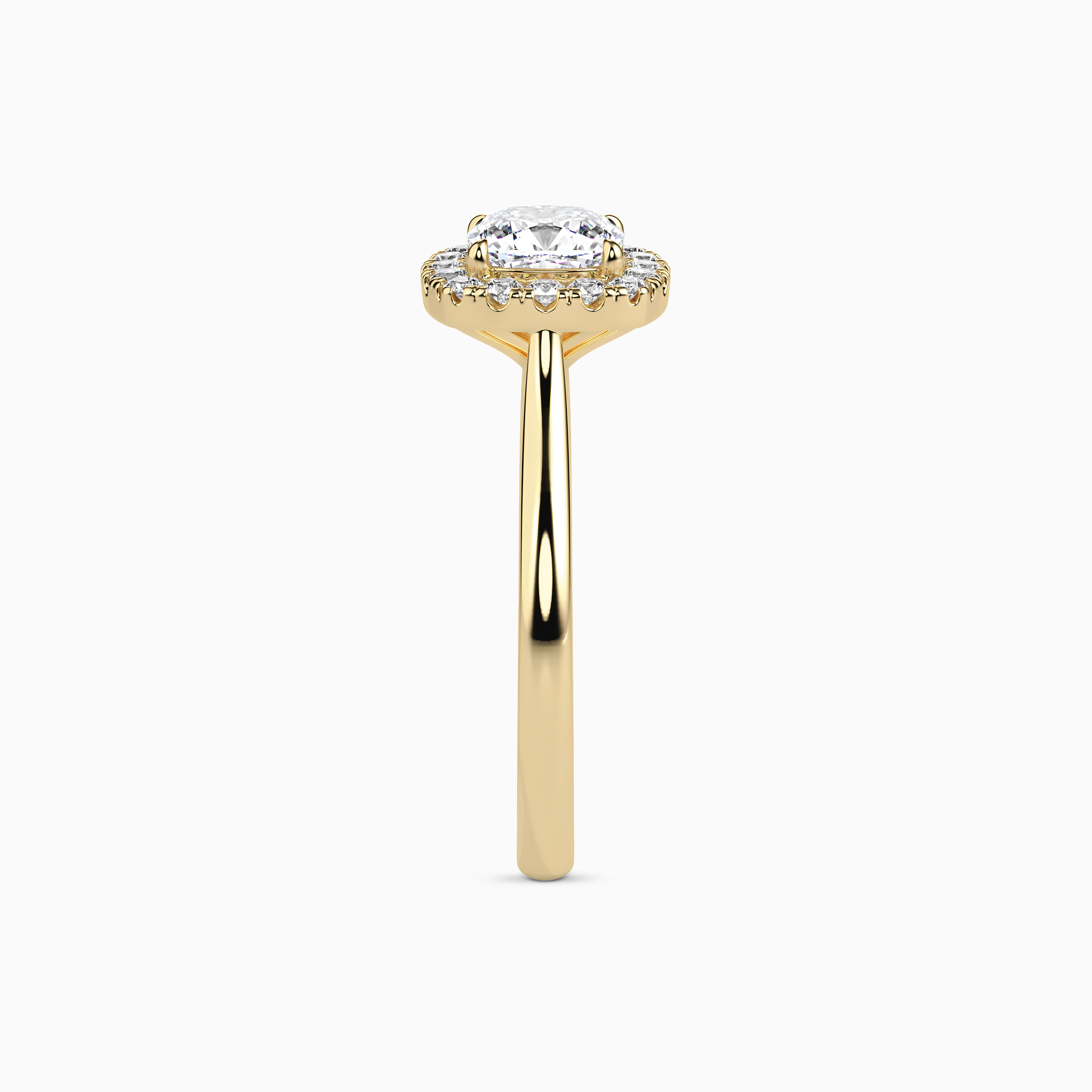 REIA CUSHION HALO Ring Noble Jewellery
