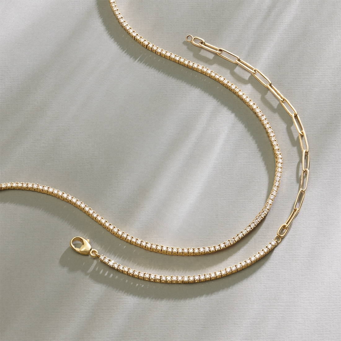 PIPER DIAMOND & CHAIN TENNIS BRACELET Bracelet Noble Jewellery