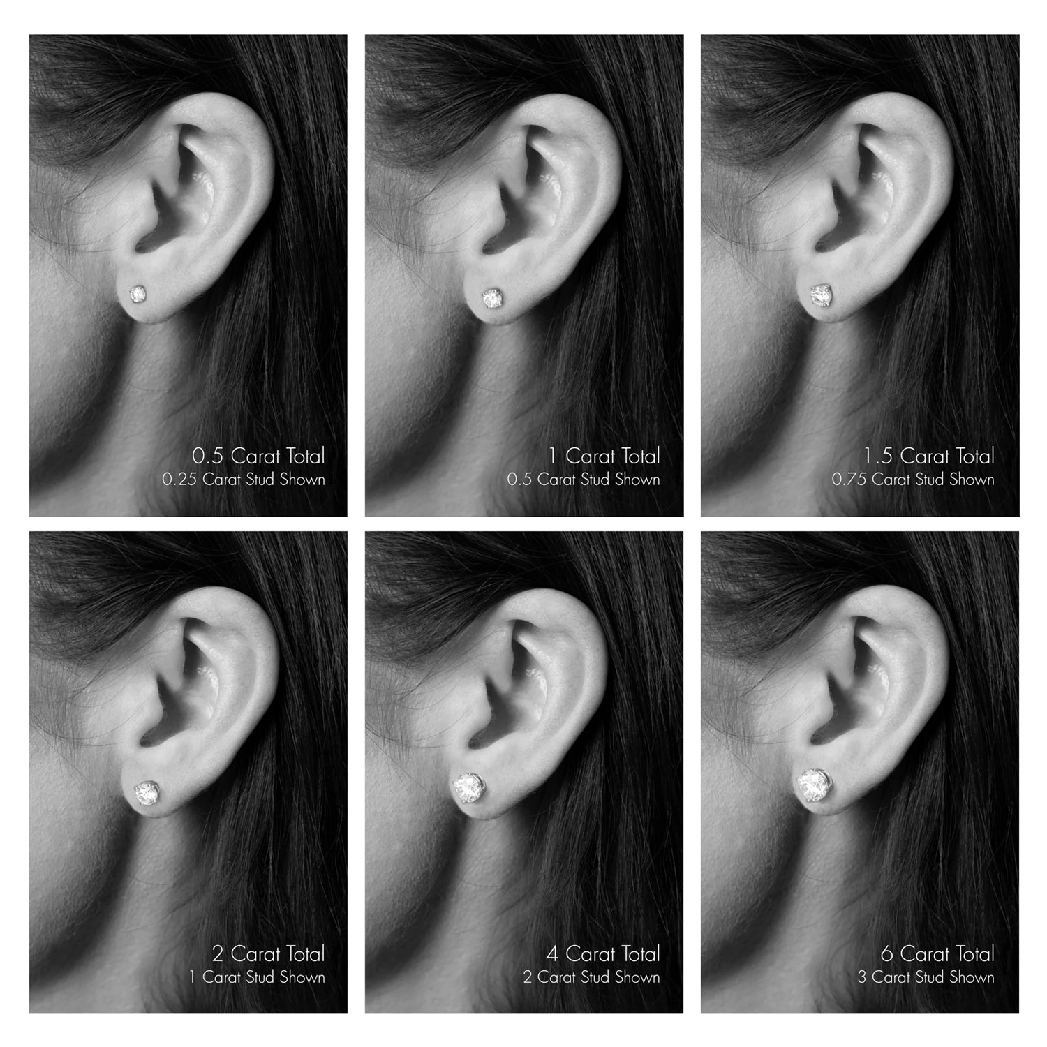 BLAKE DIAMOND STUDS Earrings Noble Jewellery