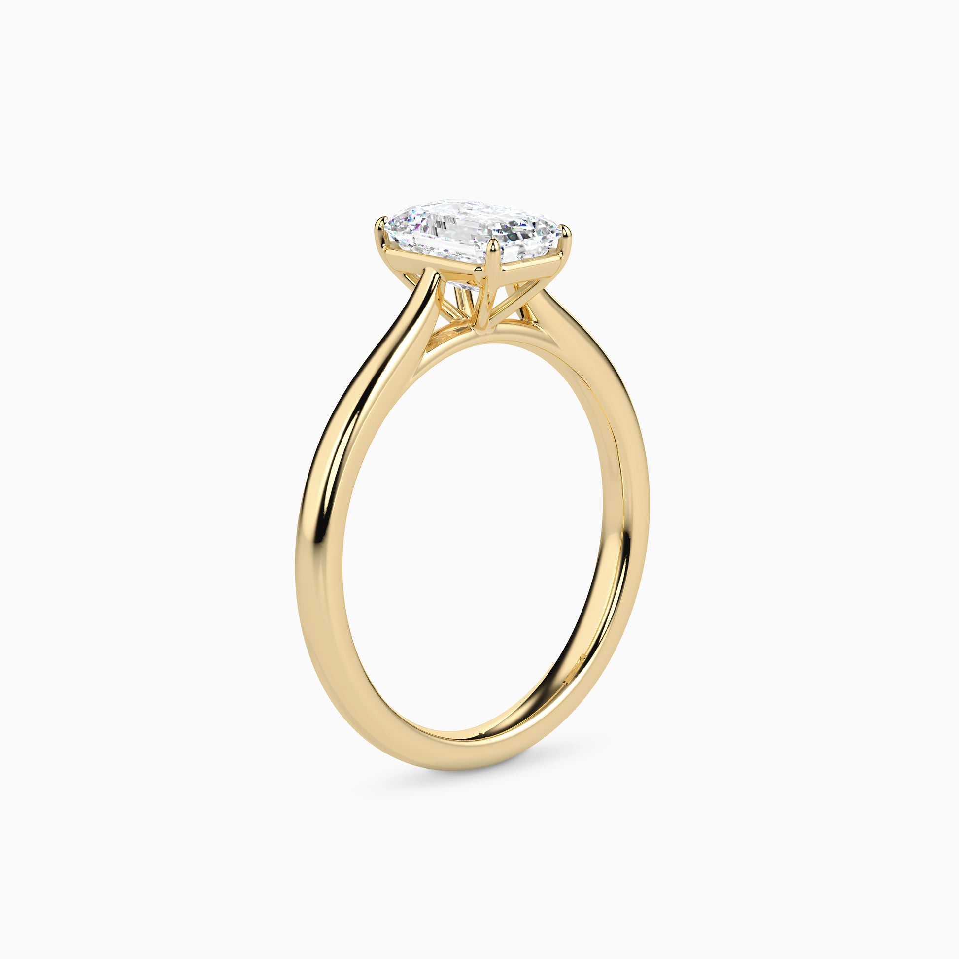 MILA EMERALD CATHEDRAL SOLITAIRE Ring Noble Jewellery