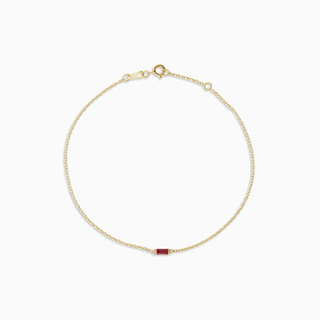 ALIX BAGUETTE BEZEL BRACELET Necklace Noble Jewellery