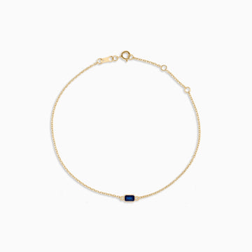 ALIX PETITE EMERALD BEZEL BRACELET Necklace Noble Jewellery