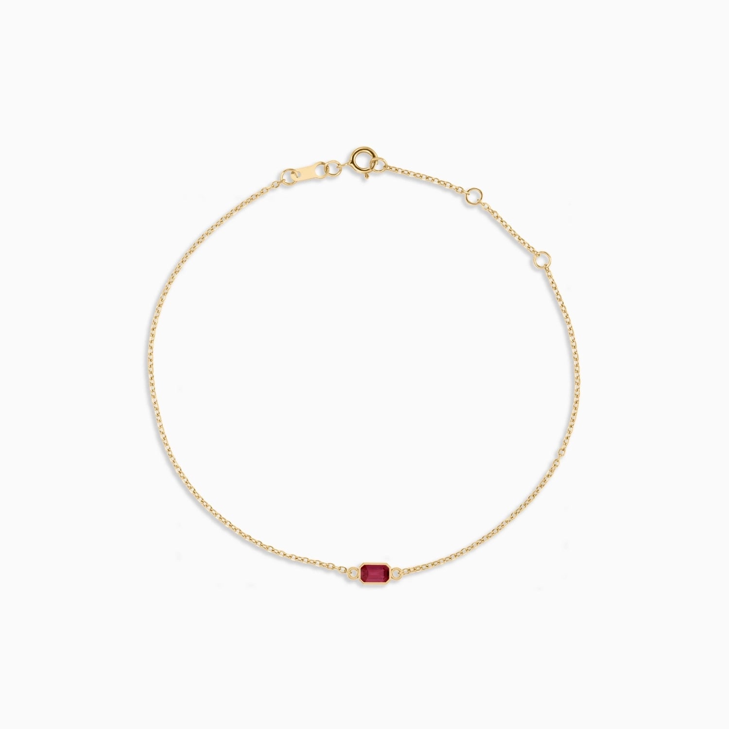 ALIX PETITE EMERALD BEZEL BRACELET Necklace Noble Jewellery