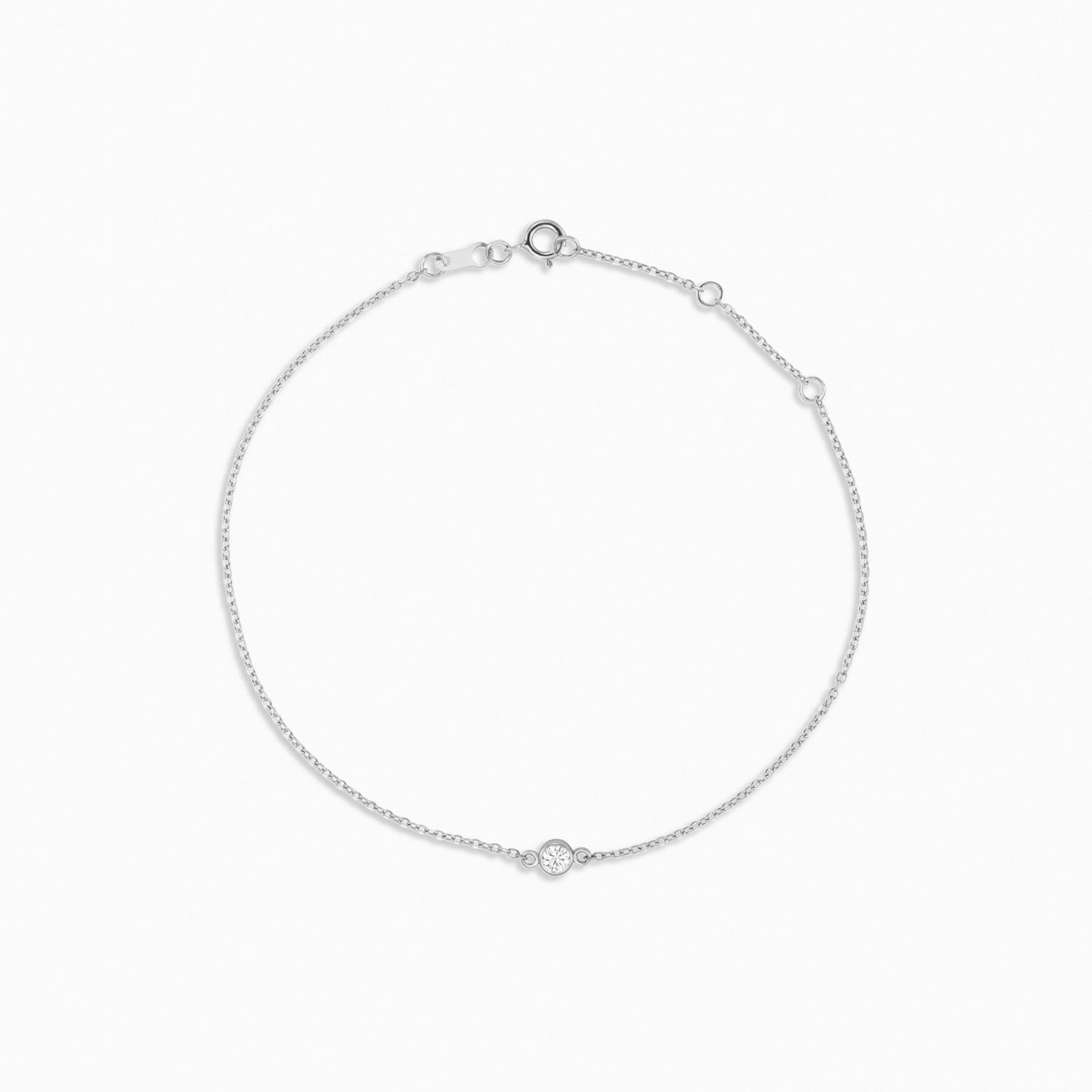 ALIX PETITE ROUND BEZEL BRACELET Necklace Noble Jewellery