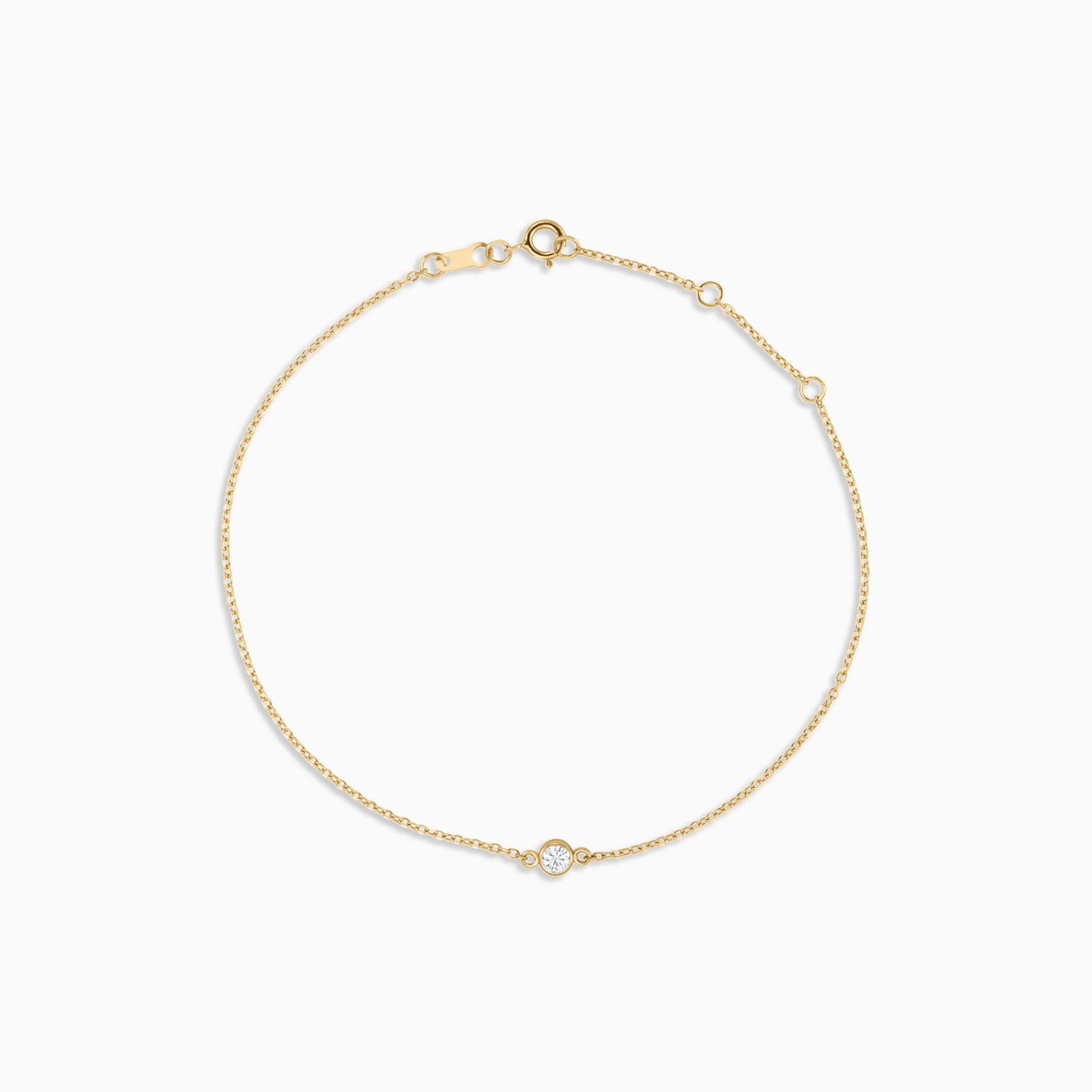 ALIX PETITE ROUND BEZEL BRACELET Necklace Noble Jewellery