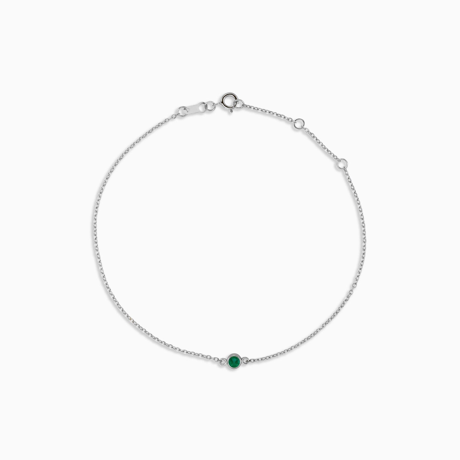 ALIX PETITE ROUND BEZEL BRACELET Necklace Noble Jewellery