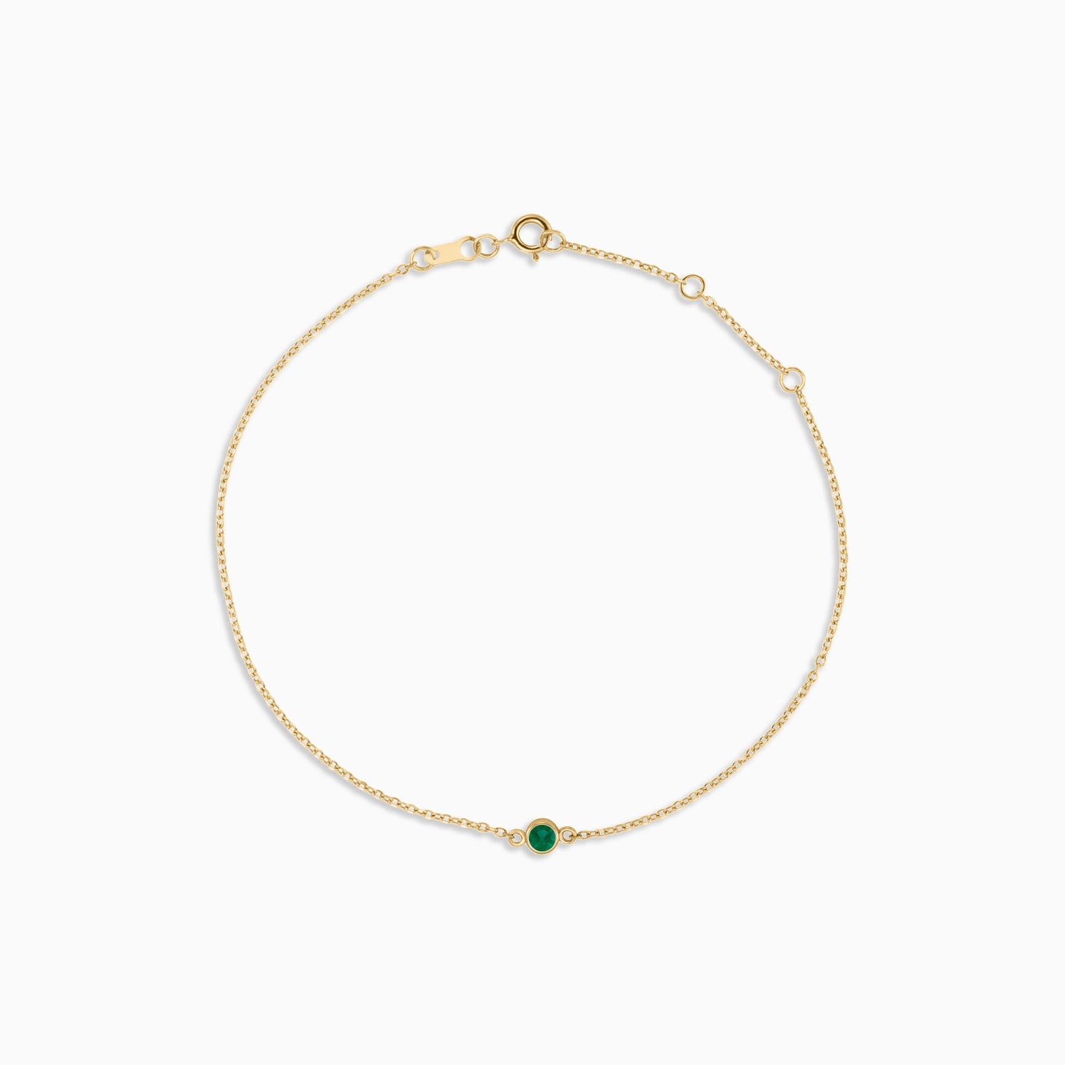 ALIX PETITE ROUND BEZEL BRACELET Necklace Noble Jewellery