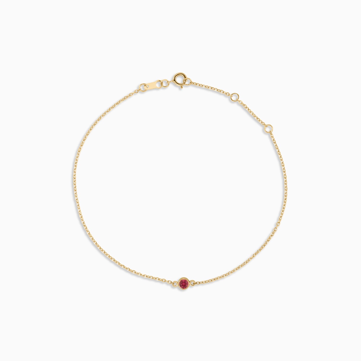 ALIX PETITE ROUND BEZEL BRACELET Necklace Noble Jewellery