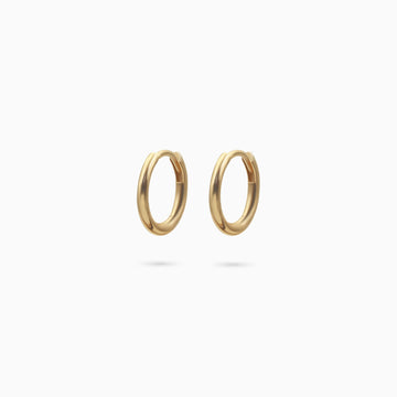 Bella Huggie Hoops