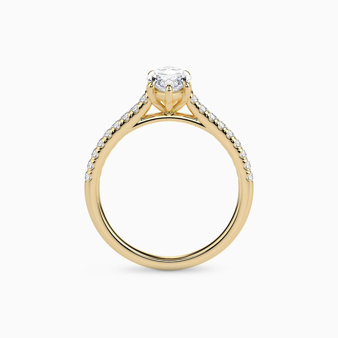LUNA MARQUISE ACCENTED SOLITAIRE Ring Noble Jewellery