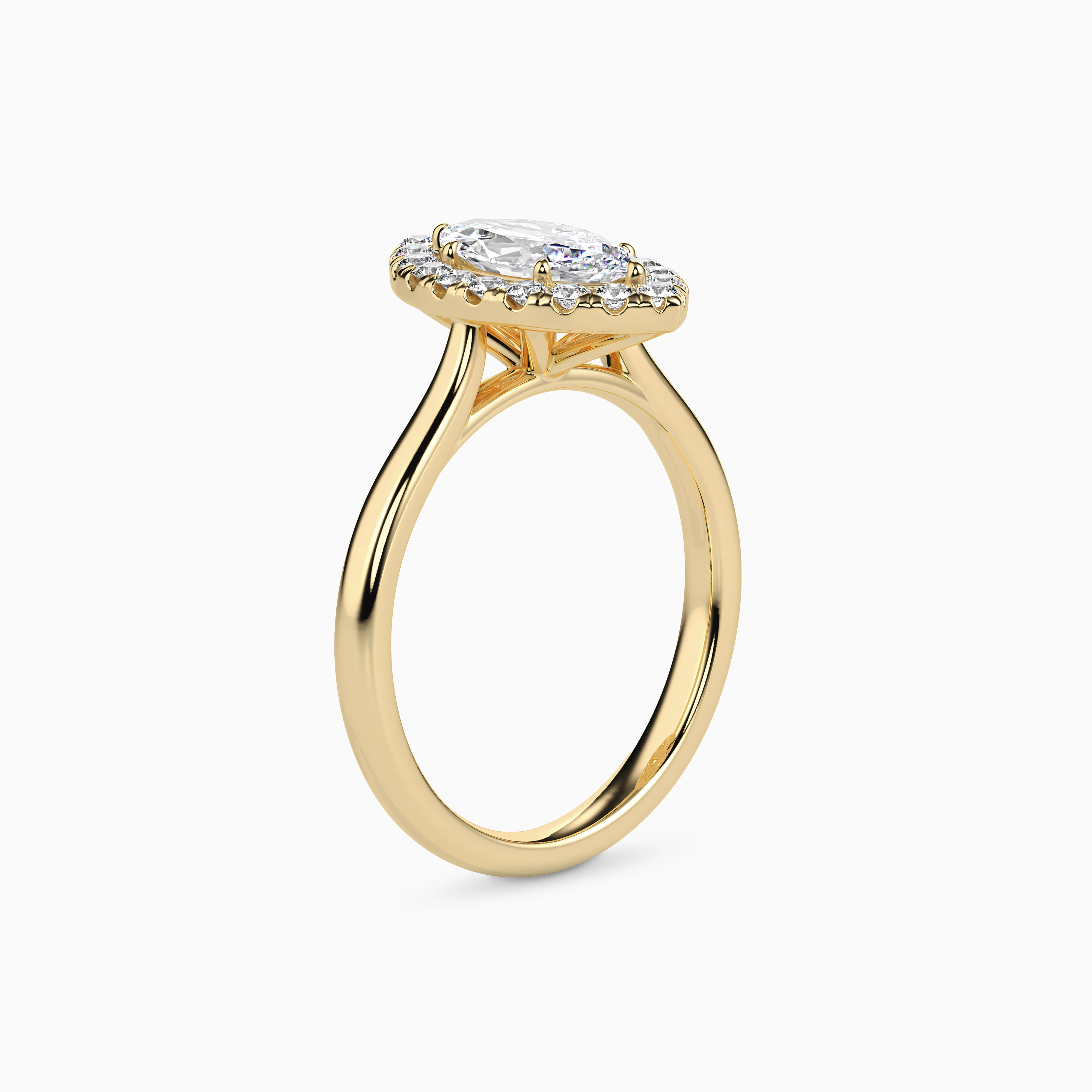 REIA MARQUISE HALO Ring Noble Jewellery