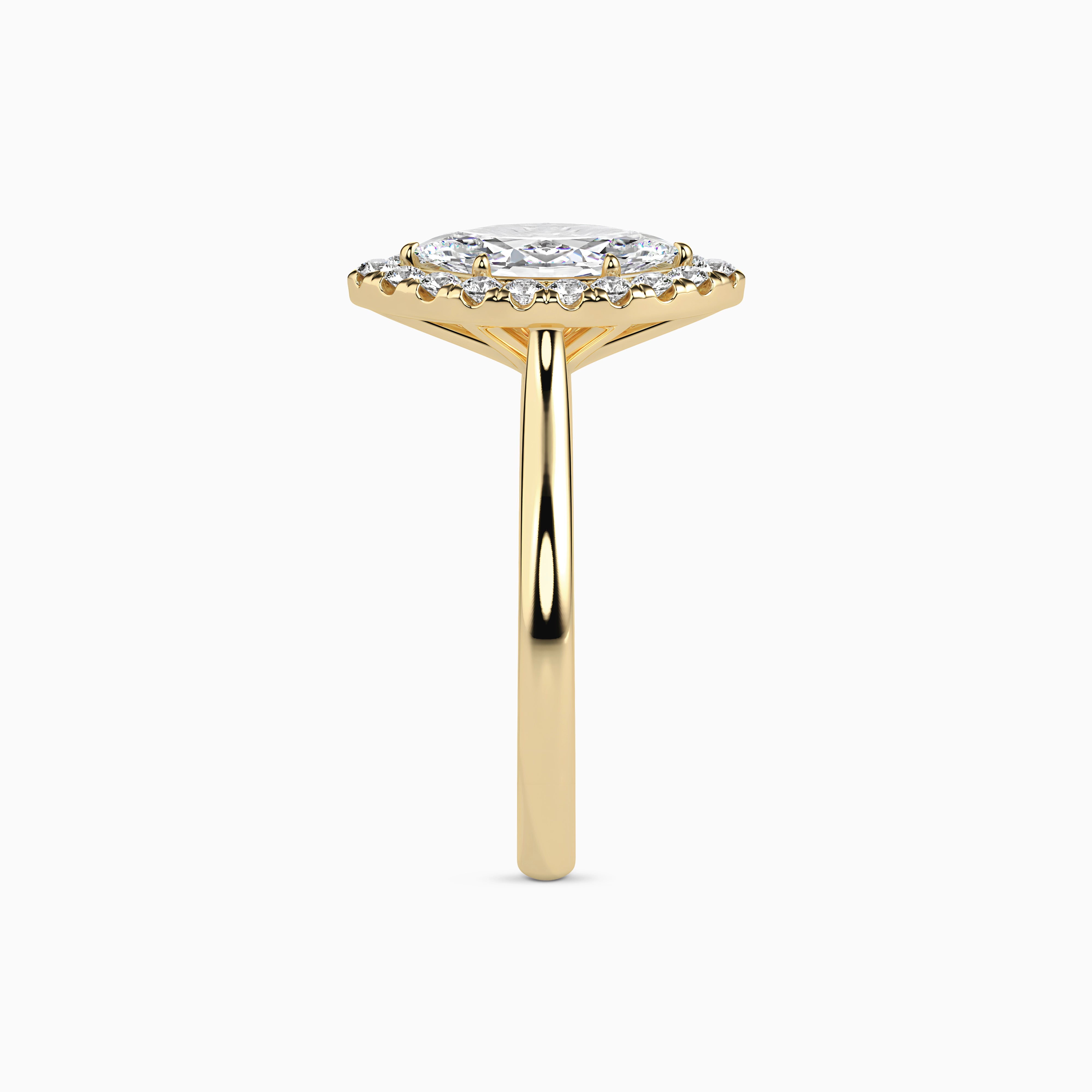 REIA MARQUISE HALO Ring Noble Jewellery
