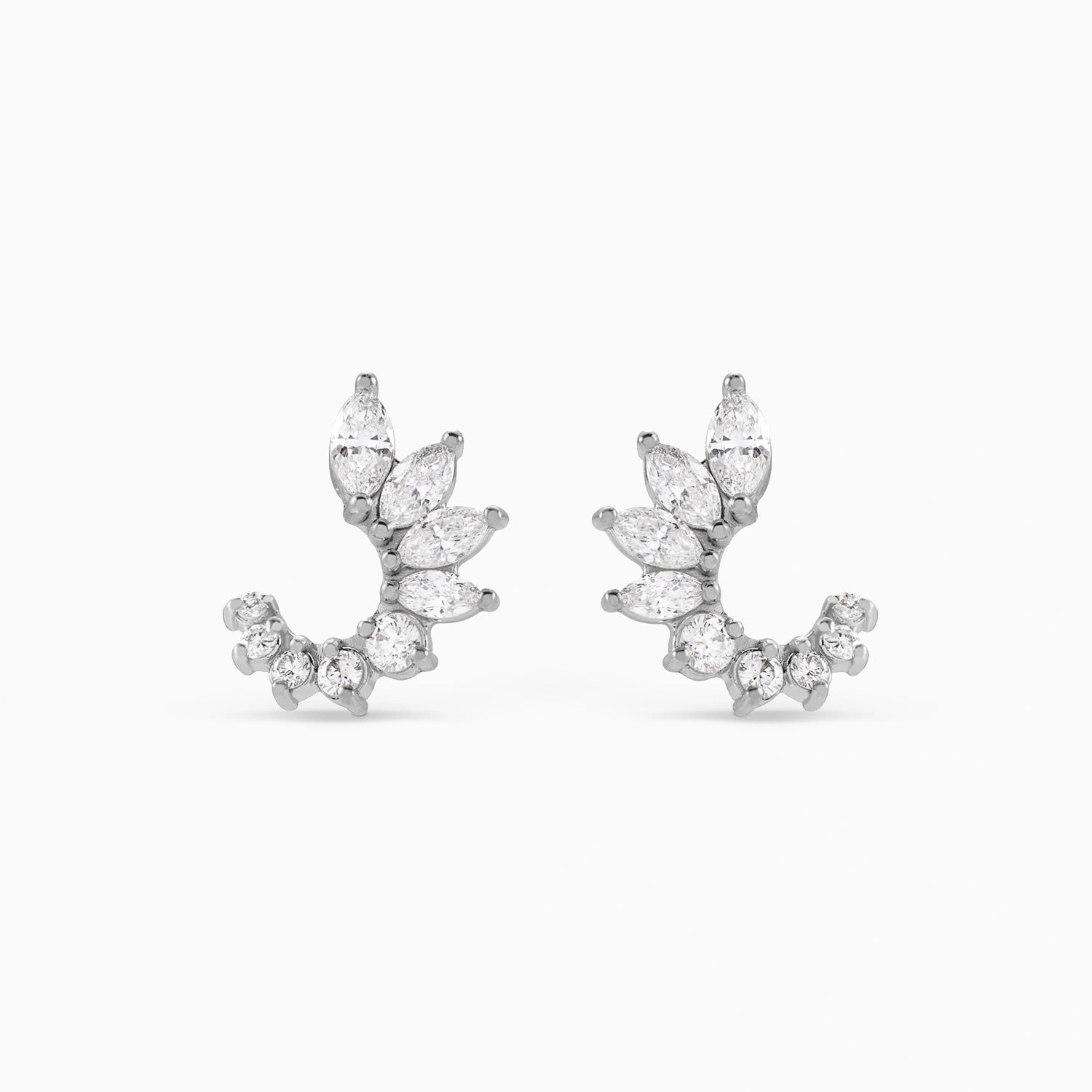 EDEN MARQUISE CONTOUR EARRINGS Earrings Noble Jewellery