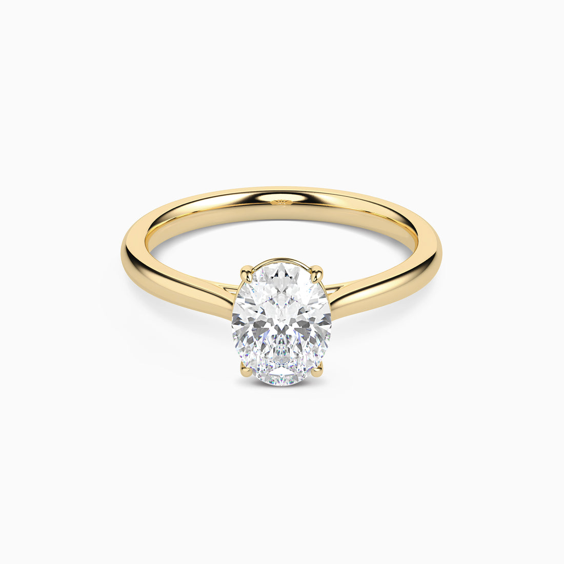 MILA OVAL CATHEDRAL SOLITAIRE Ring Noble Jewellery