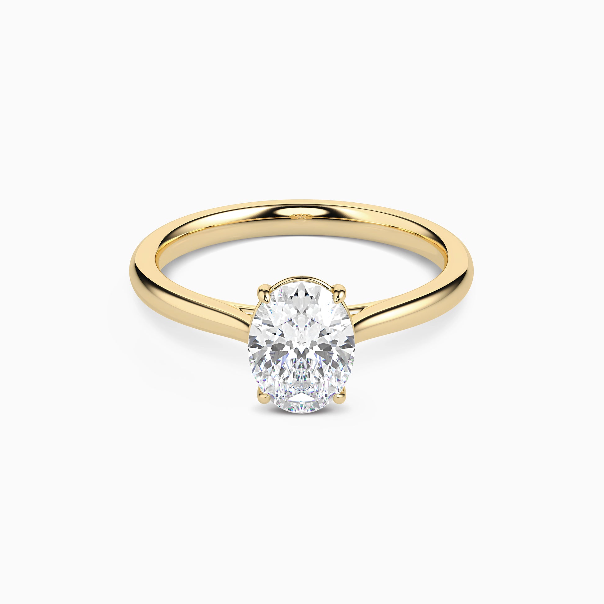 MILA OVAL CATHEDRAL SOLITAIRE Ring Noble Jewellery