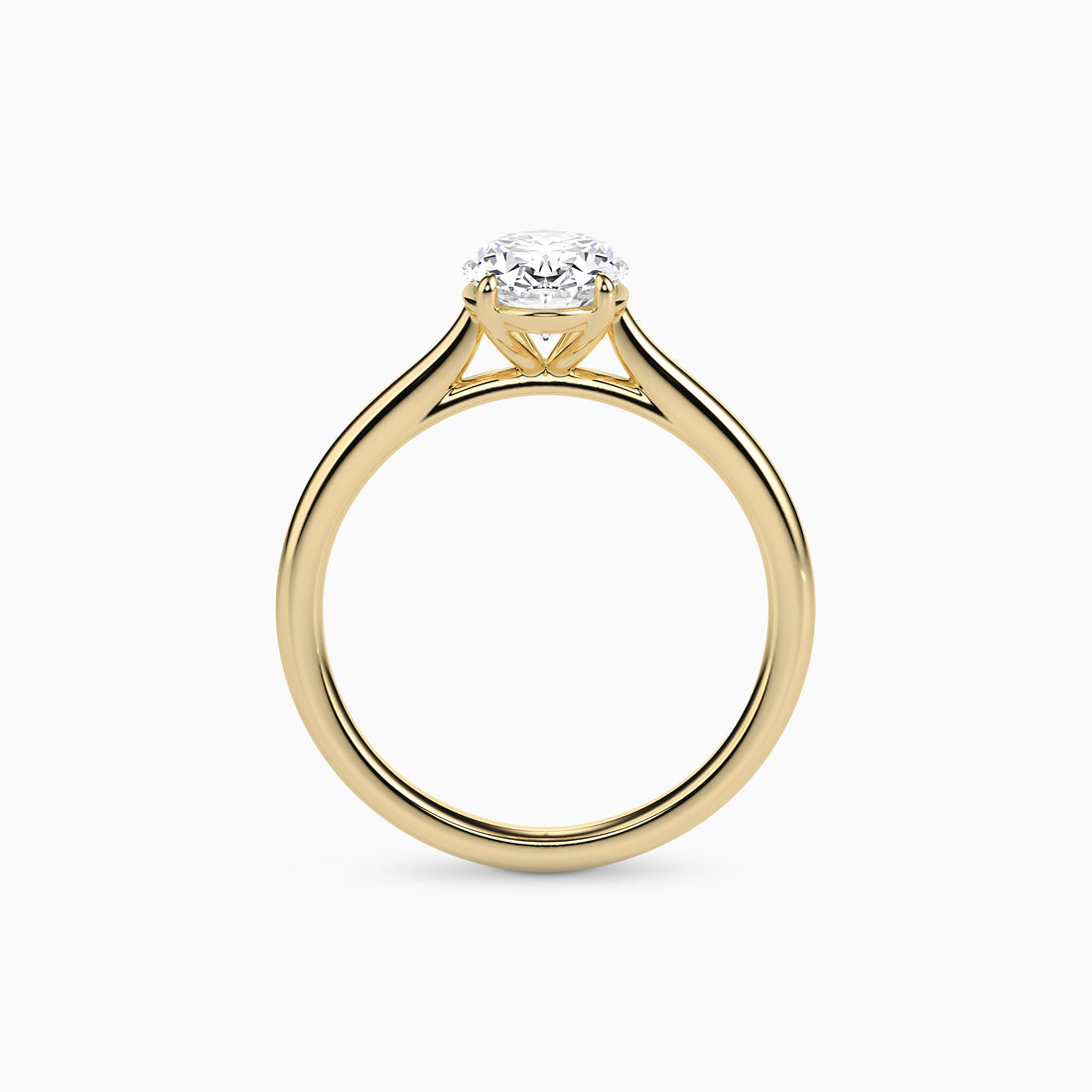 MILA OVAL CATHEDRAL SOLITAIRE Ring Noble Jewellery