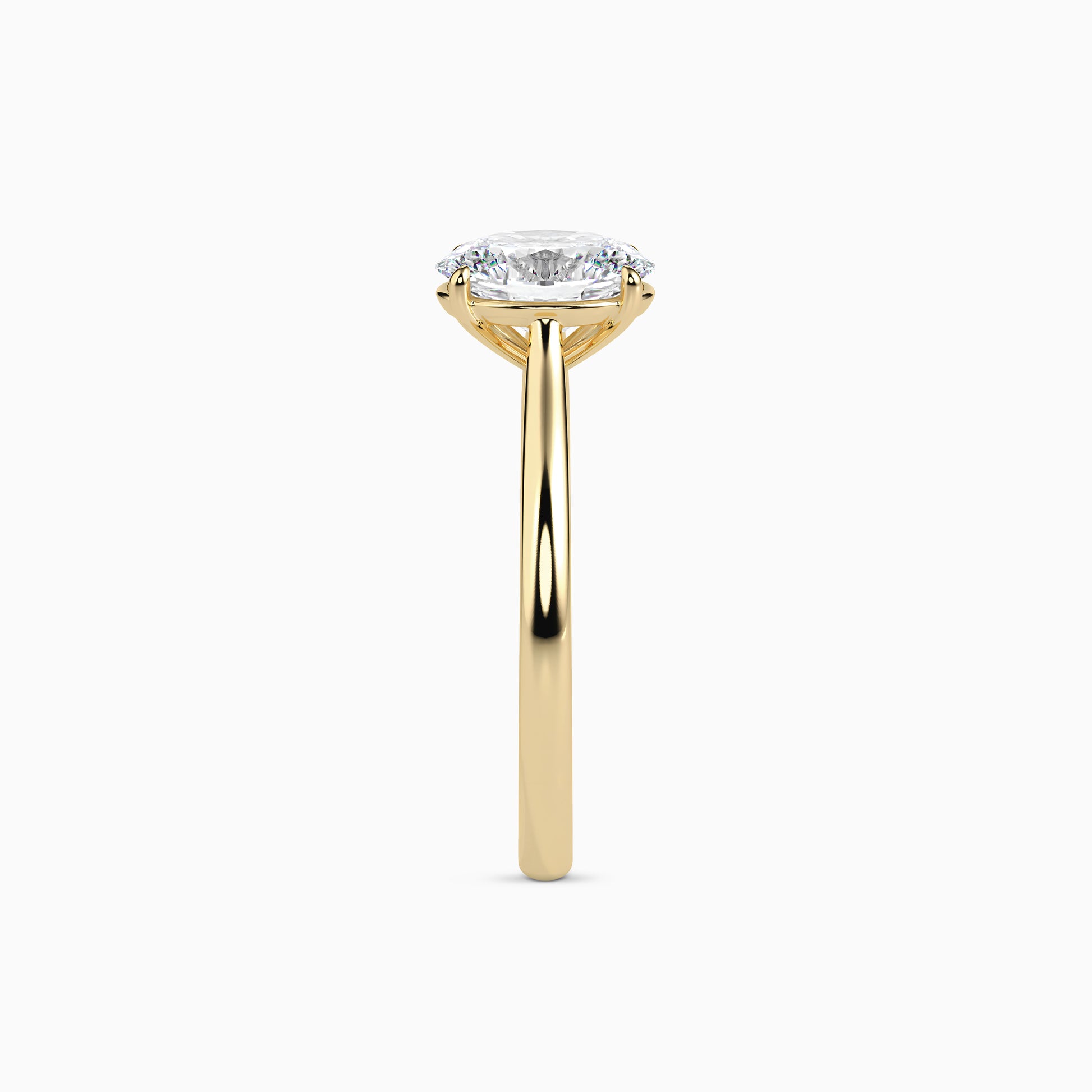 MILA OVAL CATHEDRAL SOLITAIRE Ring Noble Jewellery