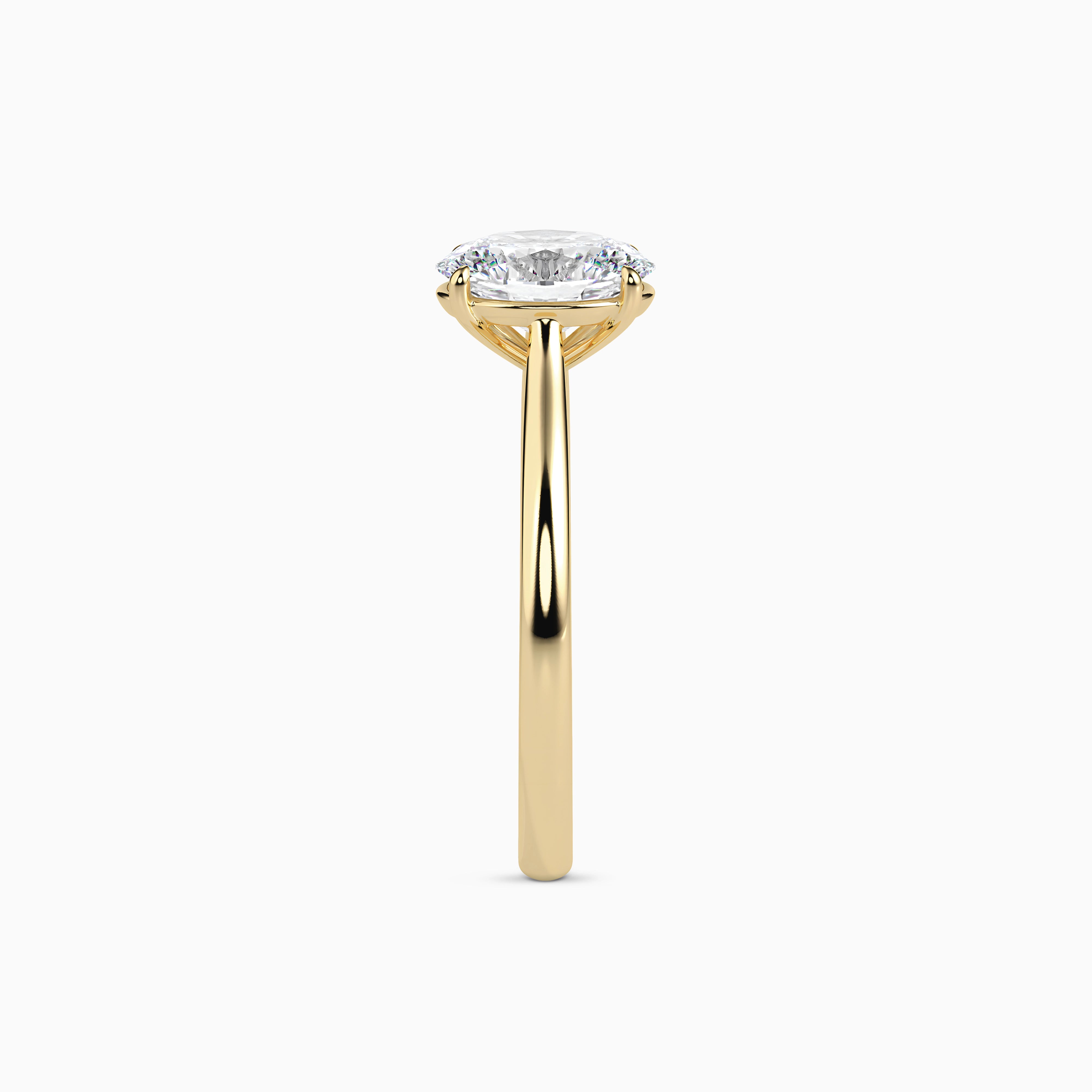 MILA OVAL CATHEDRAL SOLITAIRE Ring Noble Jewellery