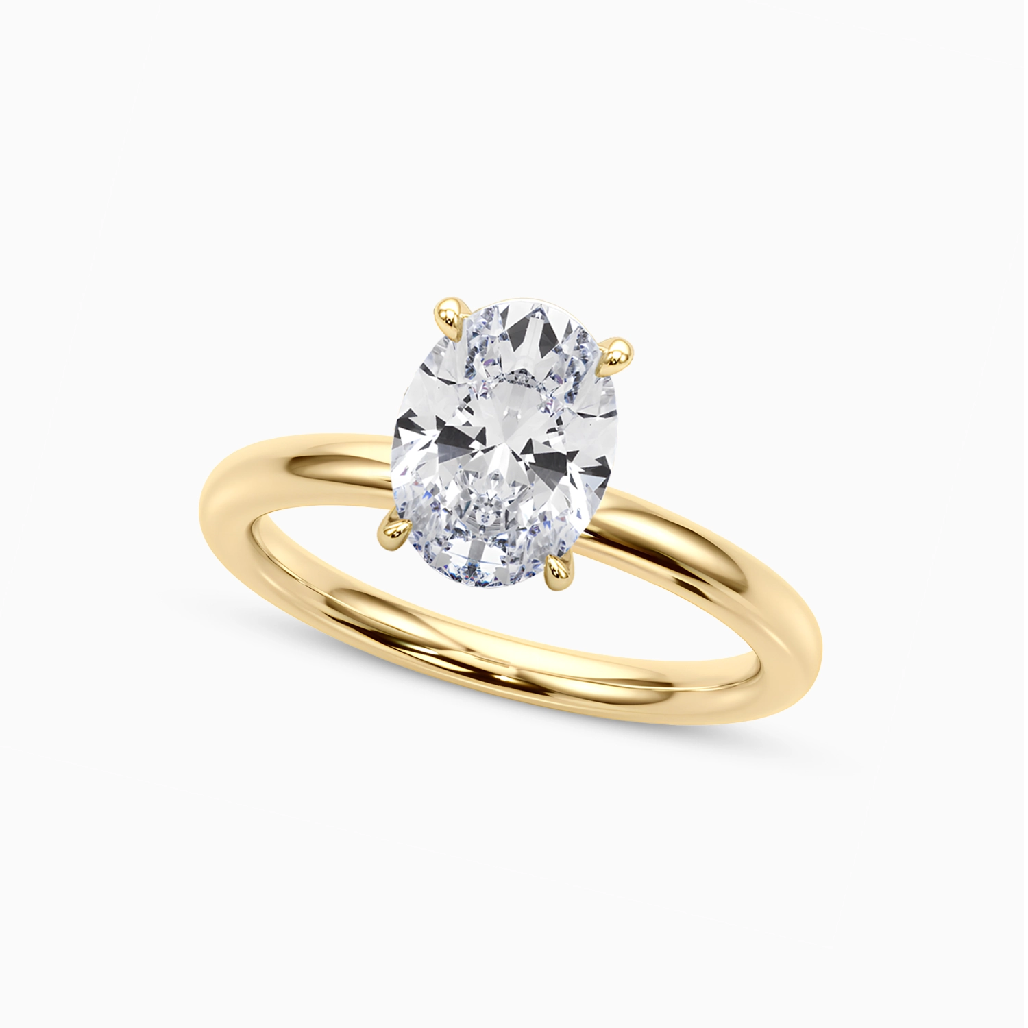 CLIO OVAL SOLITAIRE Ring Noble Jewellery