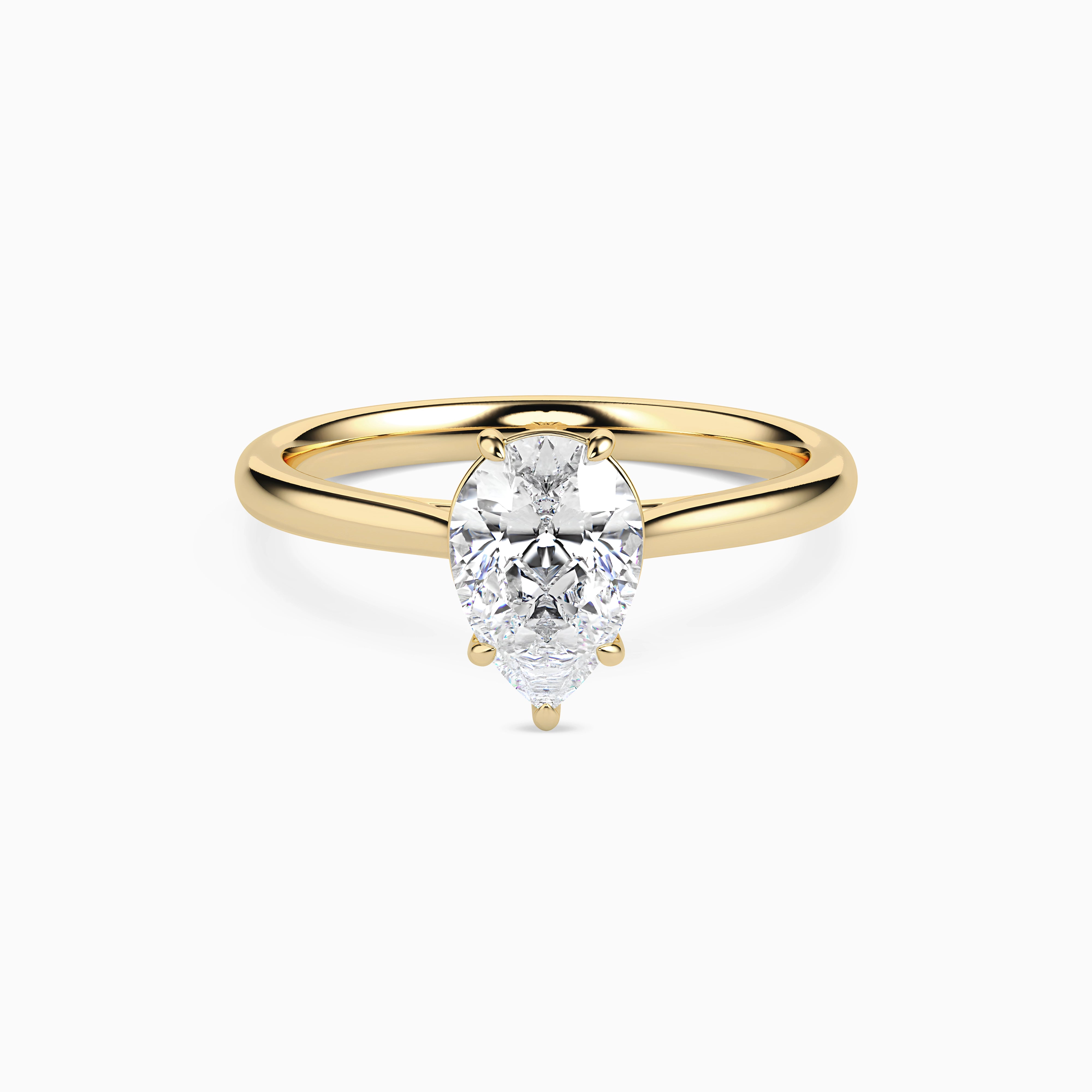 MILA PEAR CATHEDRAL SOLITAIRE Ring Noble Jewellery