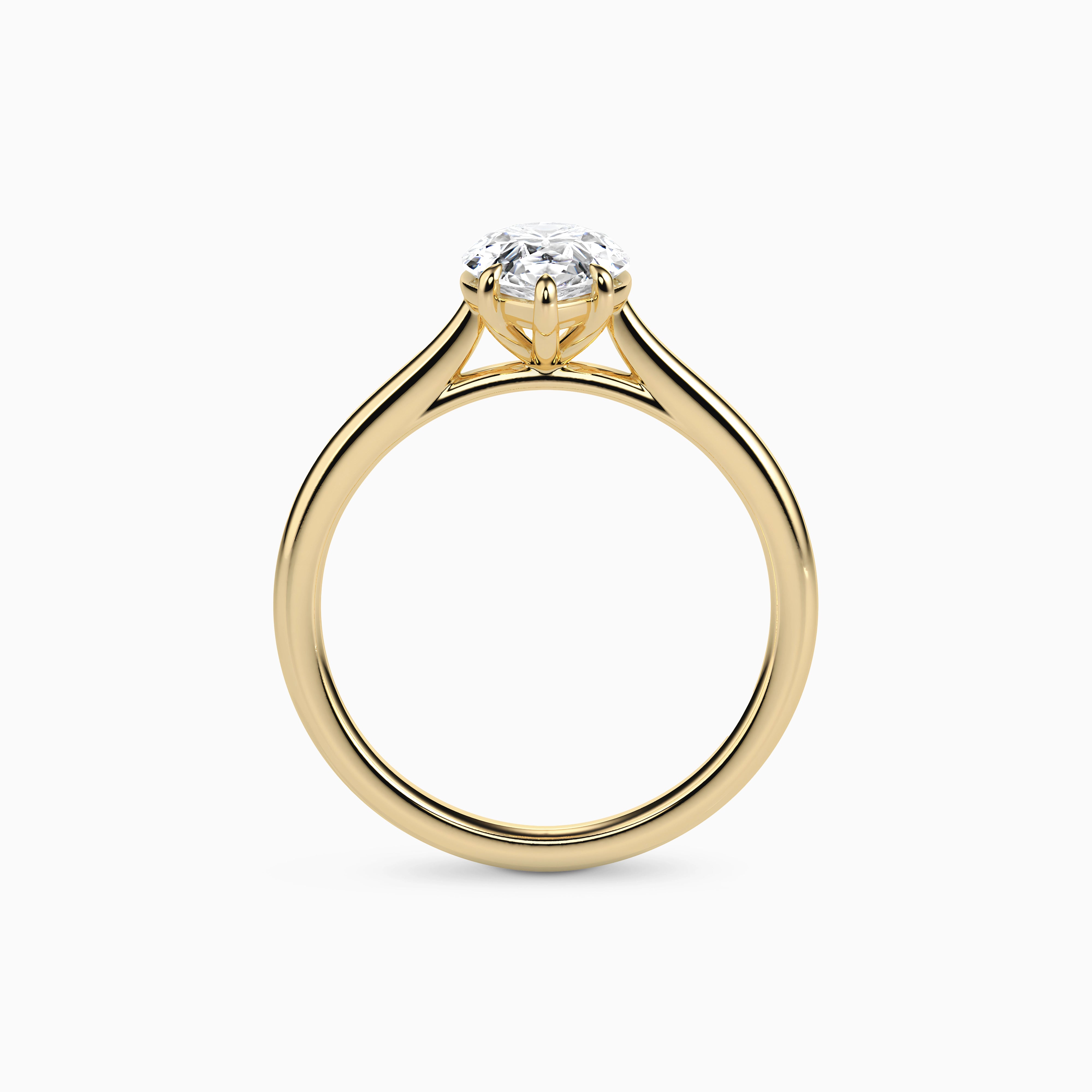 MILA PEAR CATHEDRAL SOLITAIRE Ring Noble Jewellery