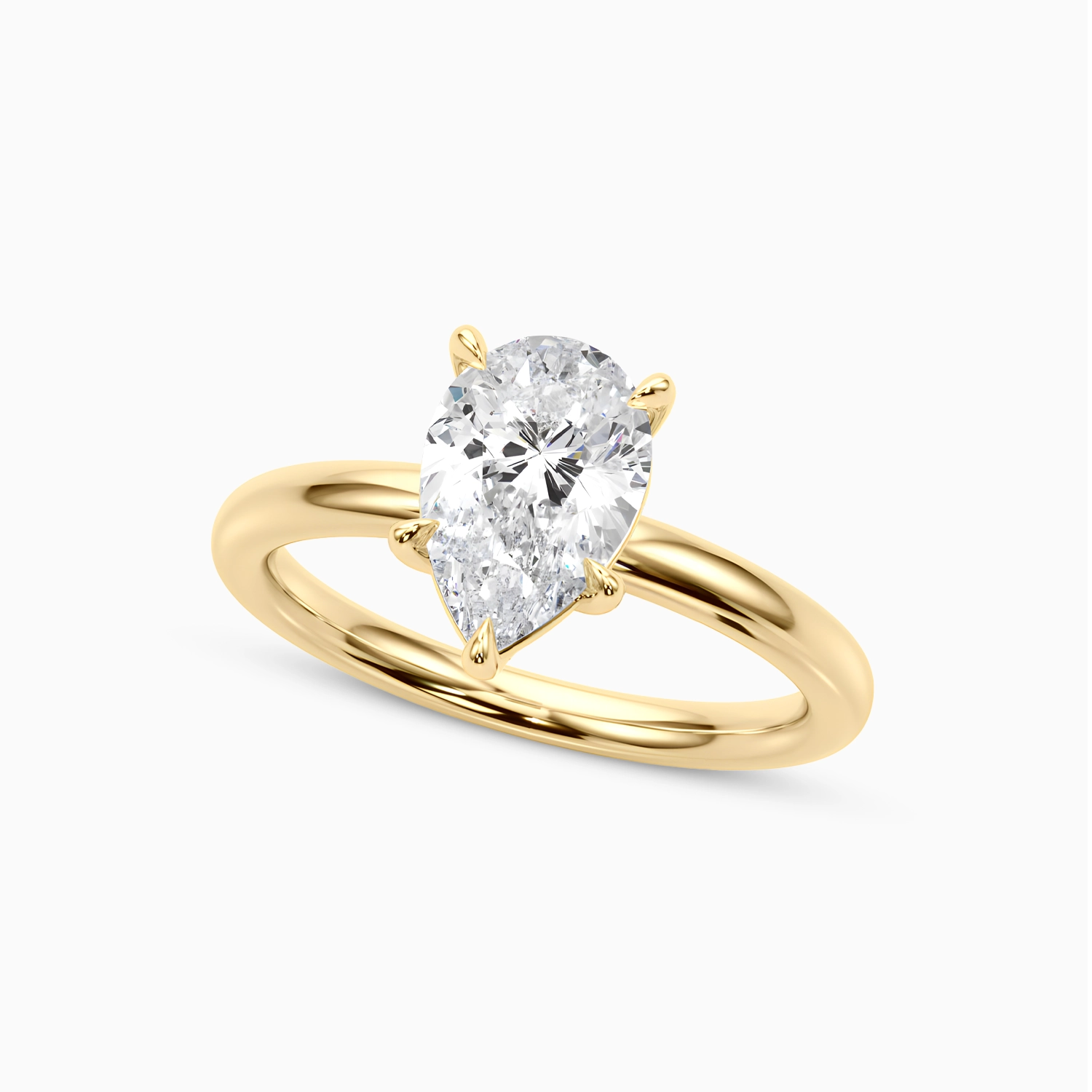 CLIO PEAR SOLITAIRE Ring Noble Jewellery