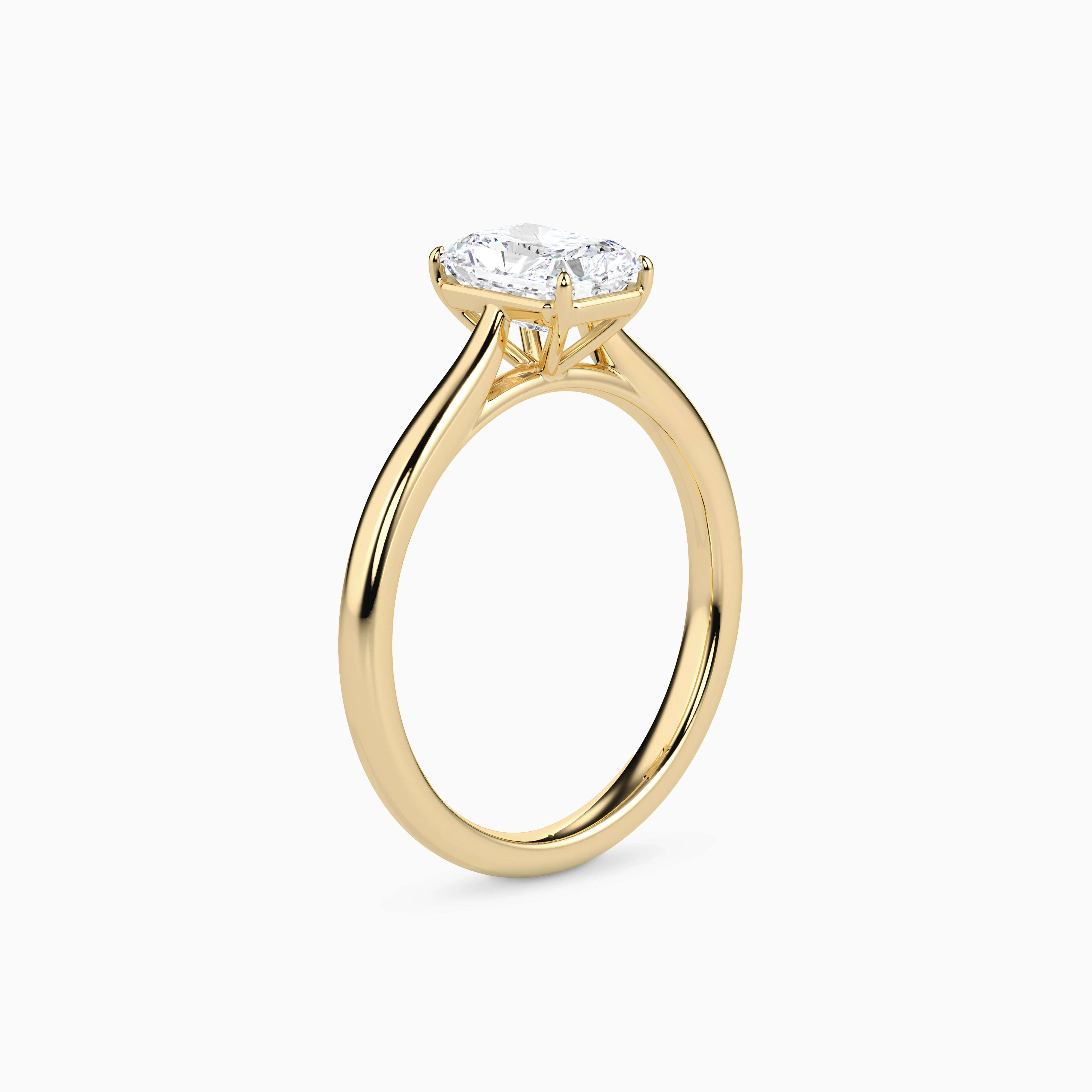 MILA RADIANT CATHEDRAL SOLITAIRE Ring Noble Jewellery