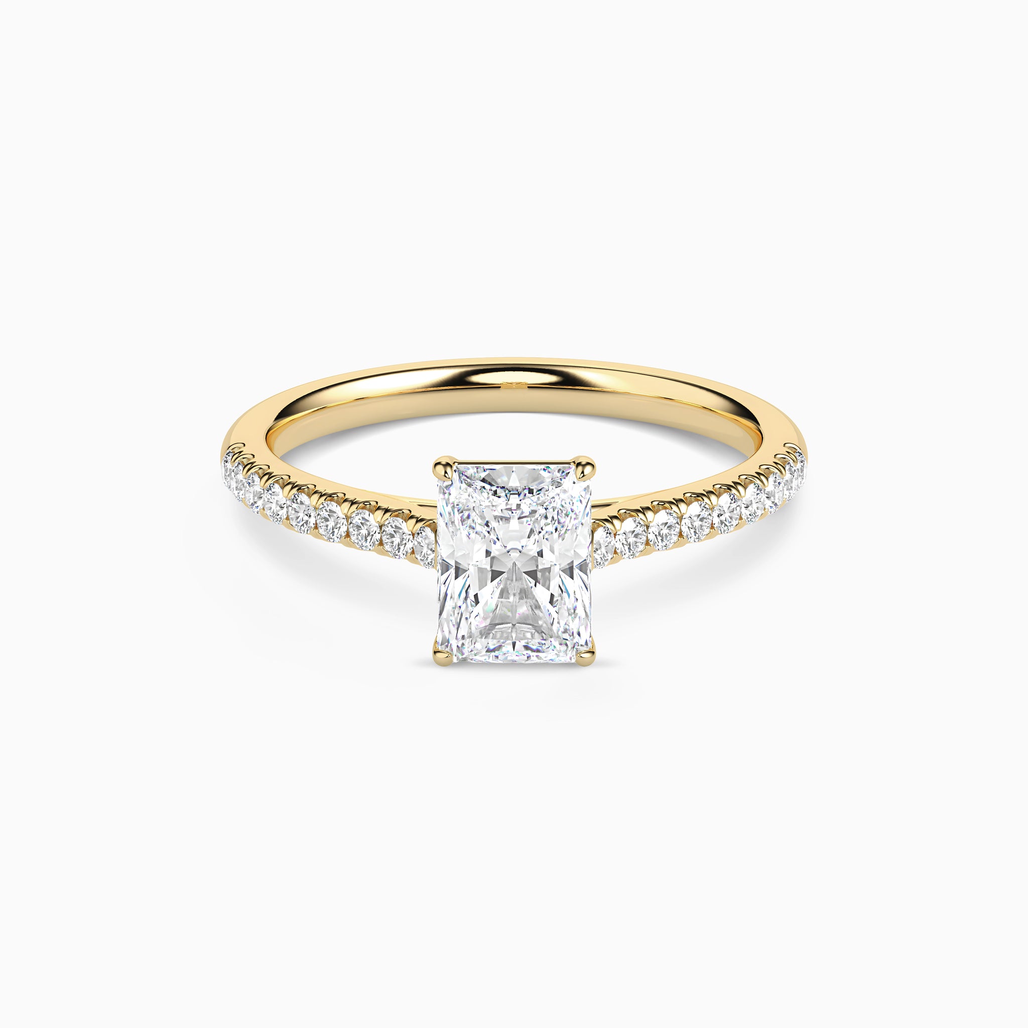 LUNA RADIANT ACCENTED SOLITAIRE Ring Noble Jewellery