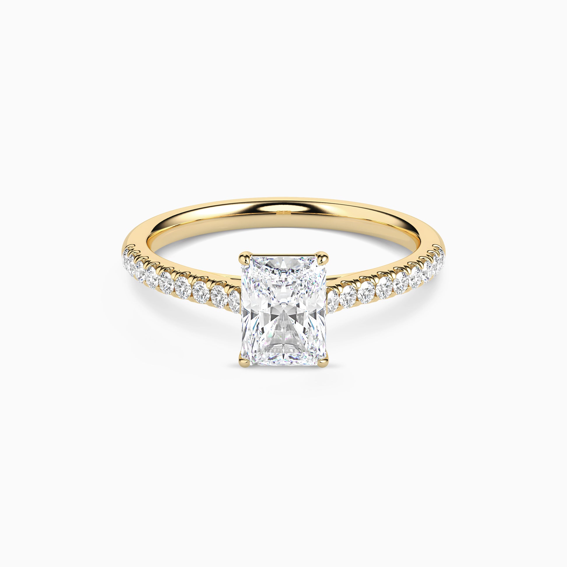 LUNA RADIANT ACCENTED SOLITAIRE Ring Noble Jewellery