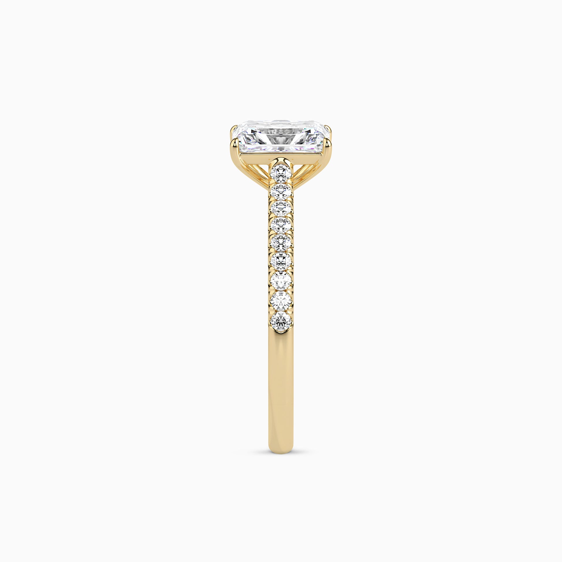 LUNA RADIANT ACCENTED SOLITAIRE Ring Noble Jewellery