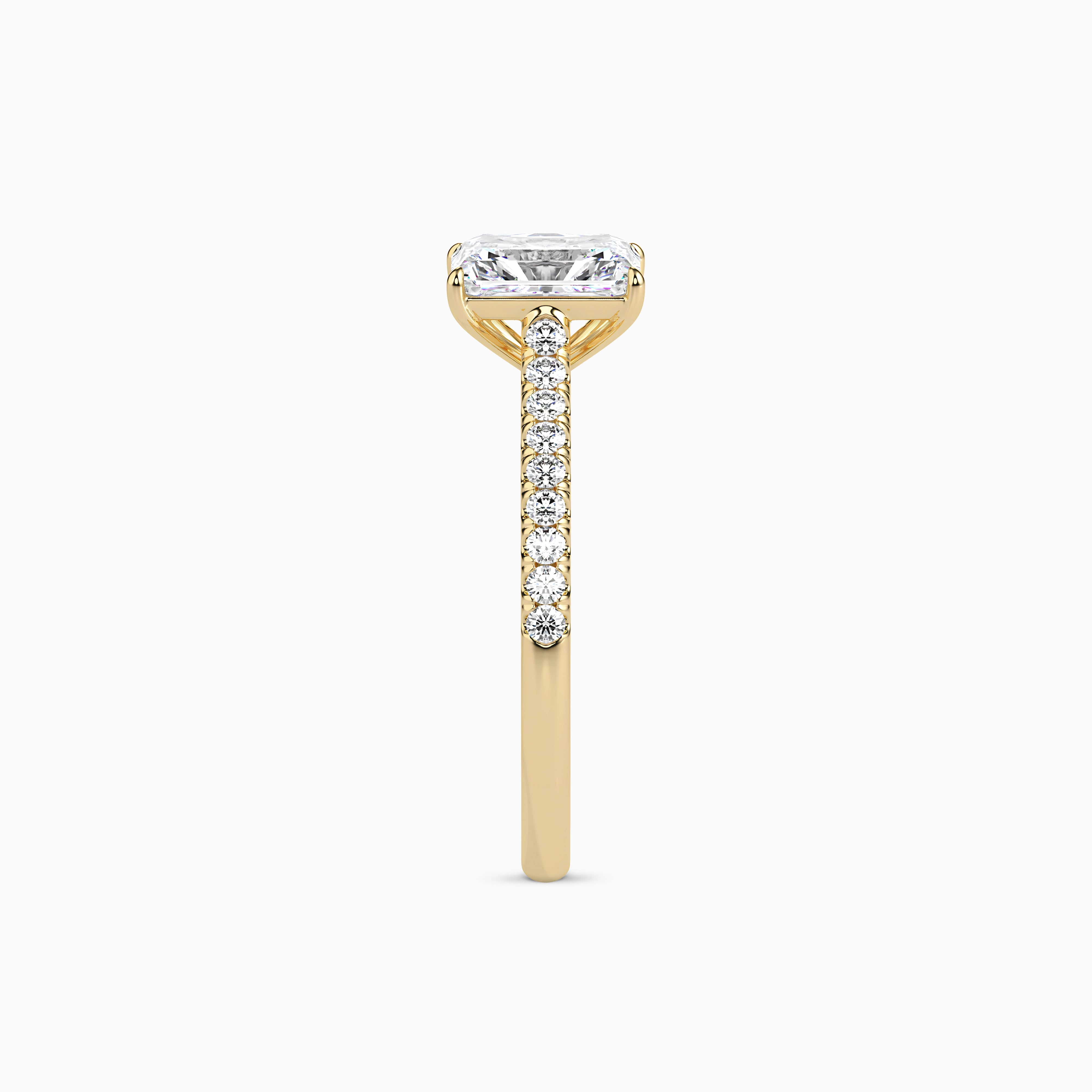 LUNA RADIANT ACCENTED SOLITAIRE Ring Noble Jewellery
