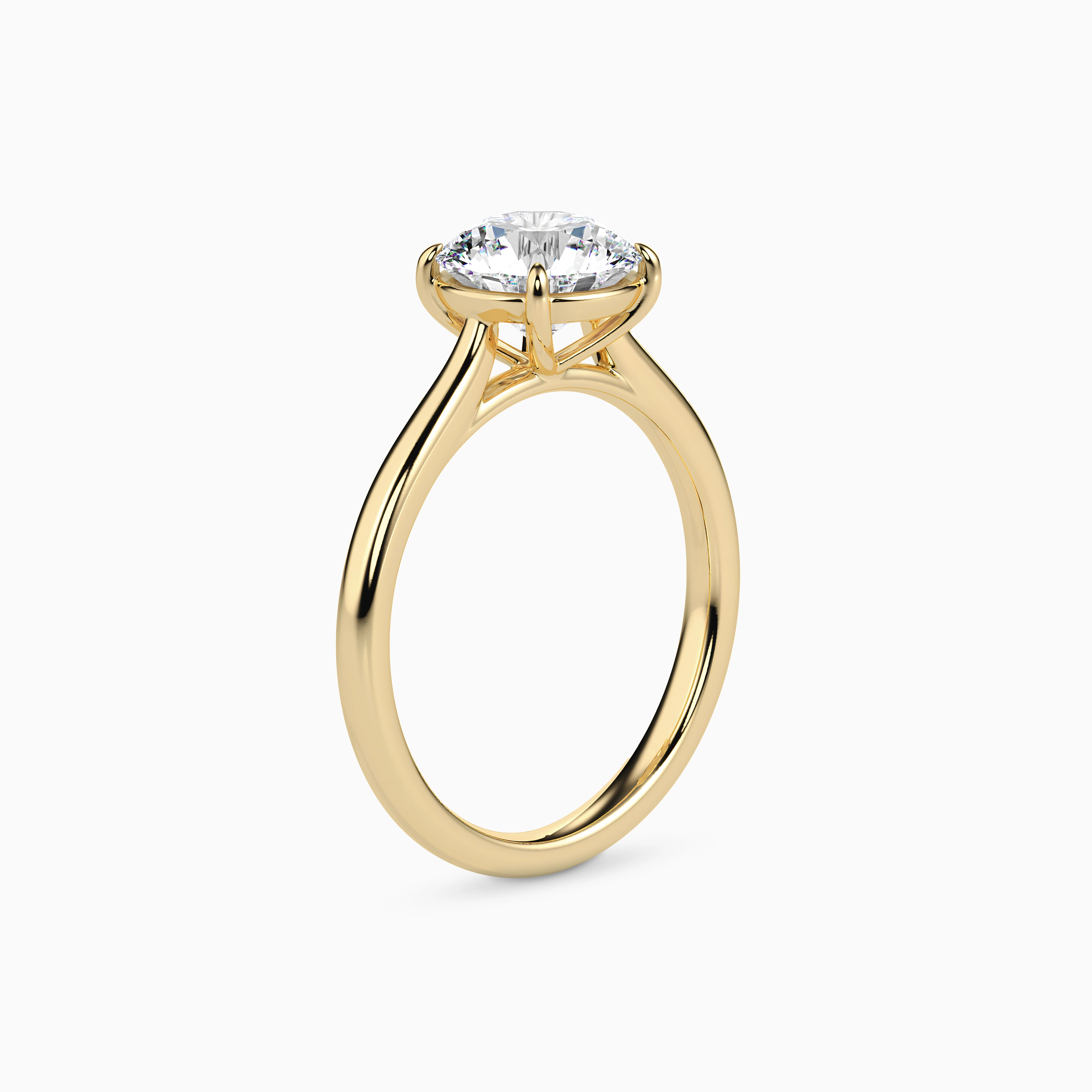 MILA ROUND CATHEDRAL SOLITAIRE Ring Noble Jewellery