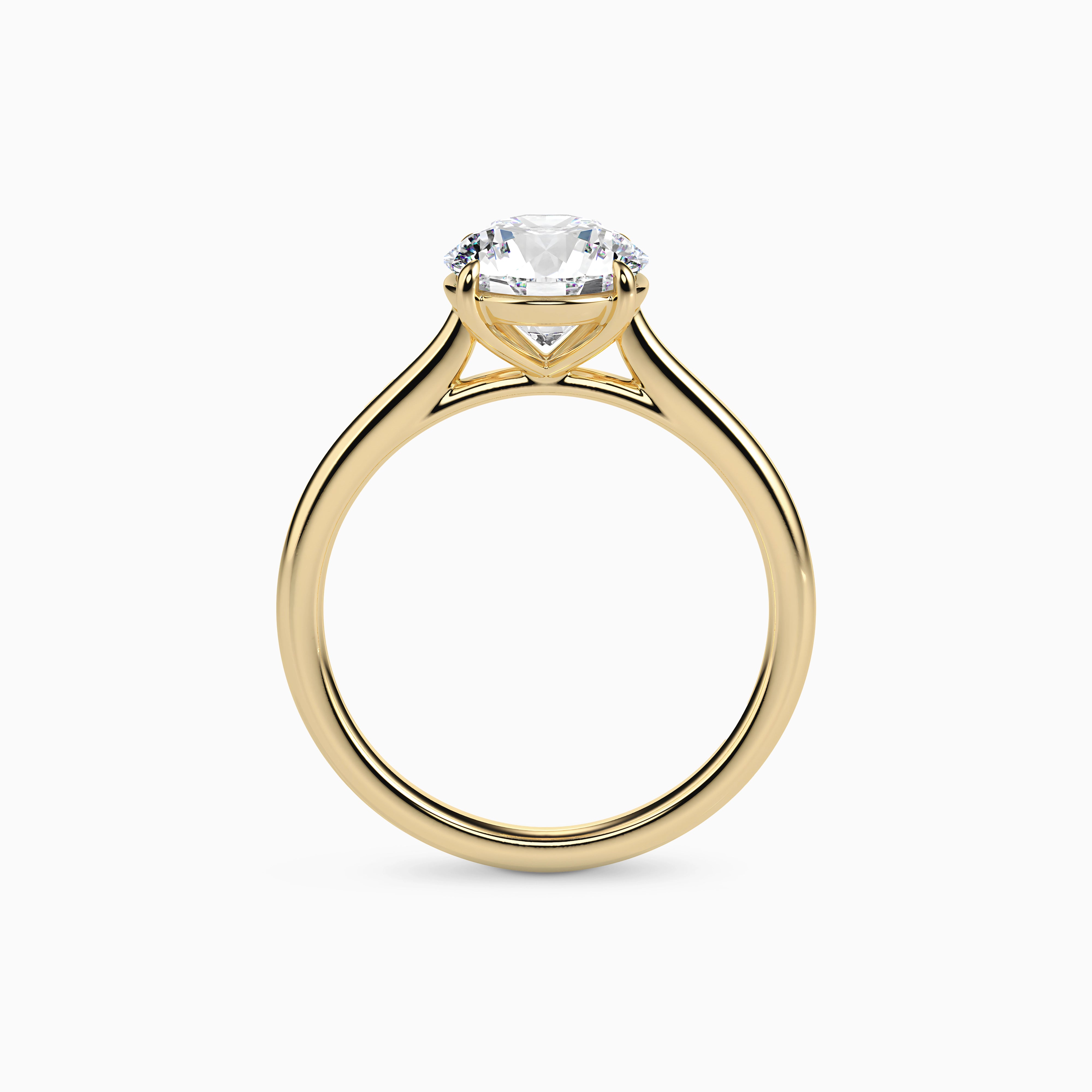 MILA ROUND CATHEDRAL SOLITAIRE Ring Noble Jewellery