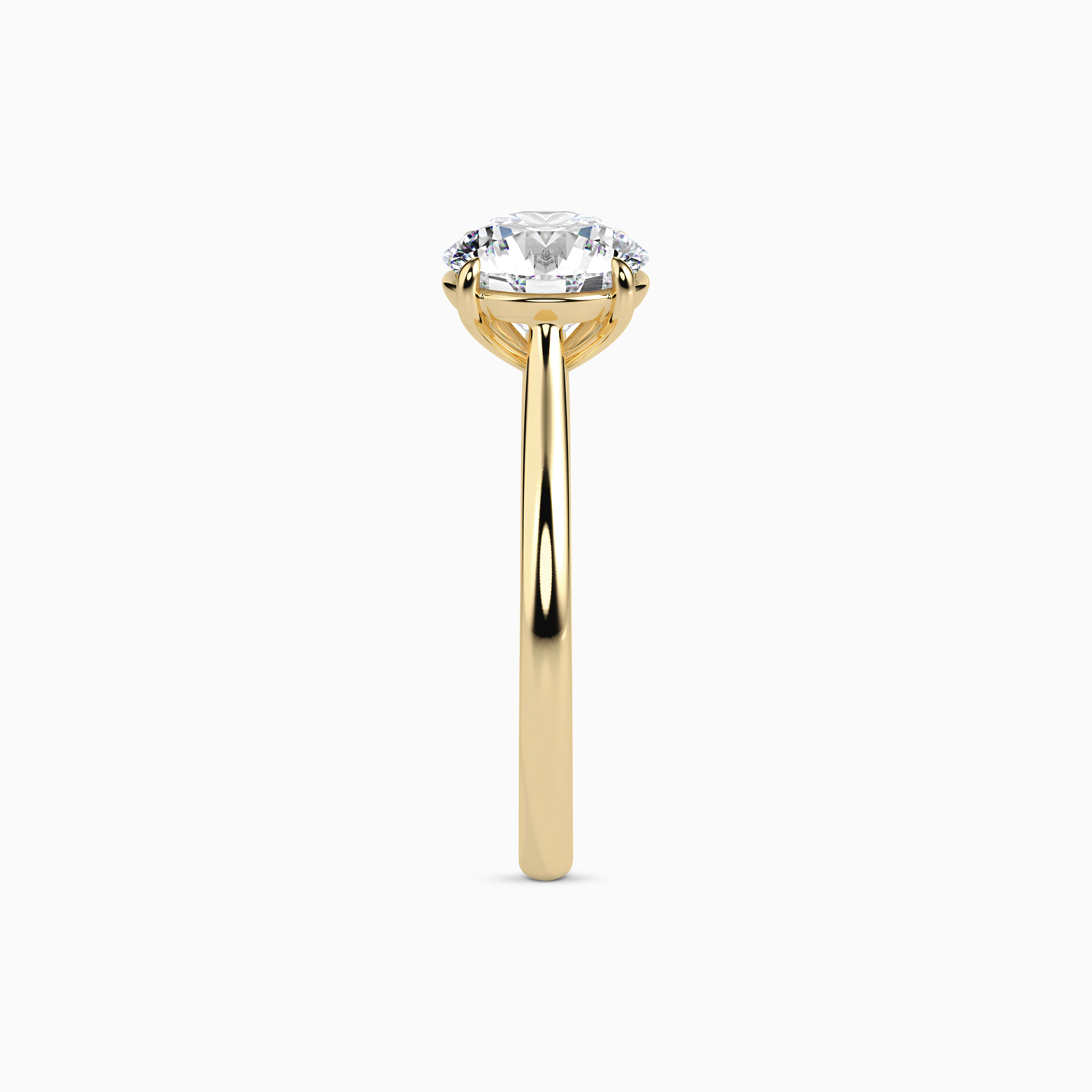 MILA ROUND CATHEDRAL SOLITAIRE Ring Noble Jewellery