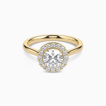 REIA ROUND HALO Ring Noble Jewellery