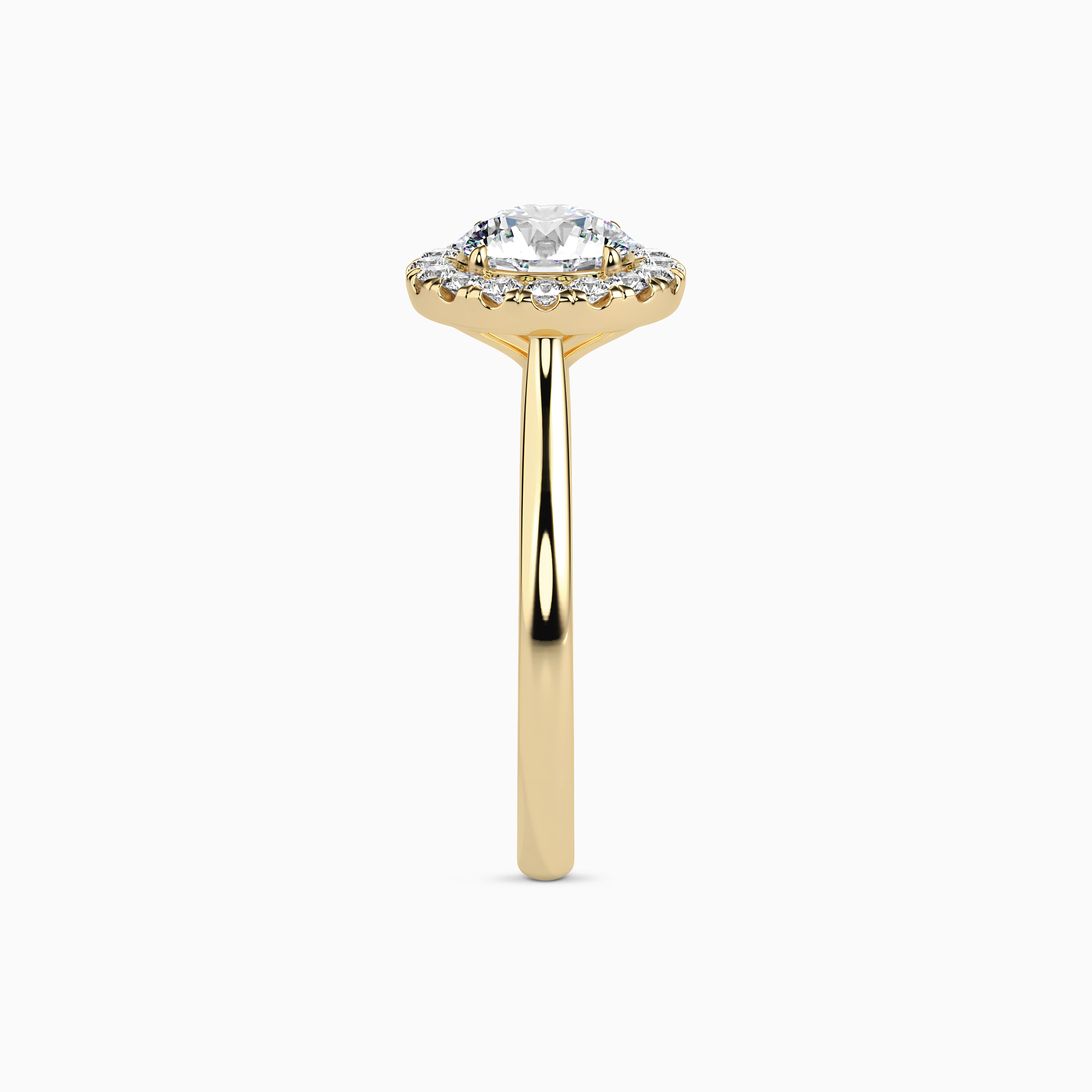 REIA ROUND HALO Ring Noble Jewellery